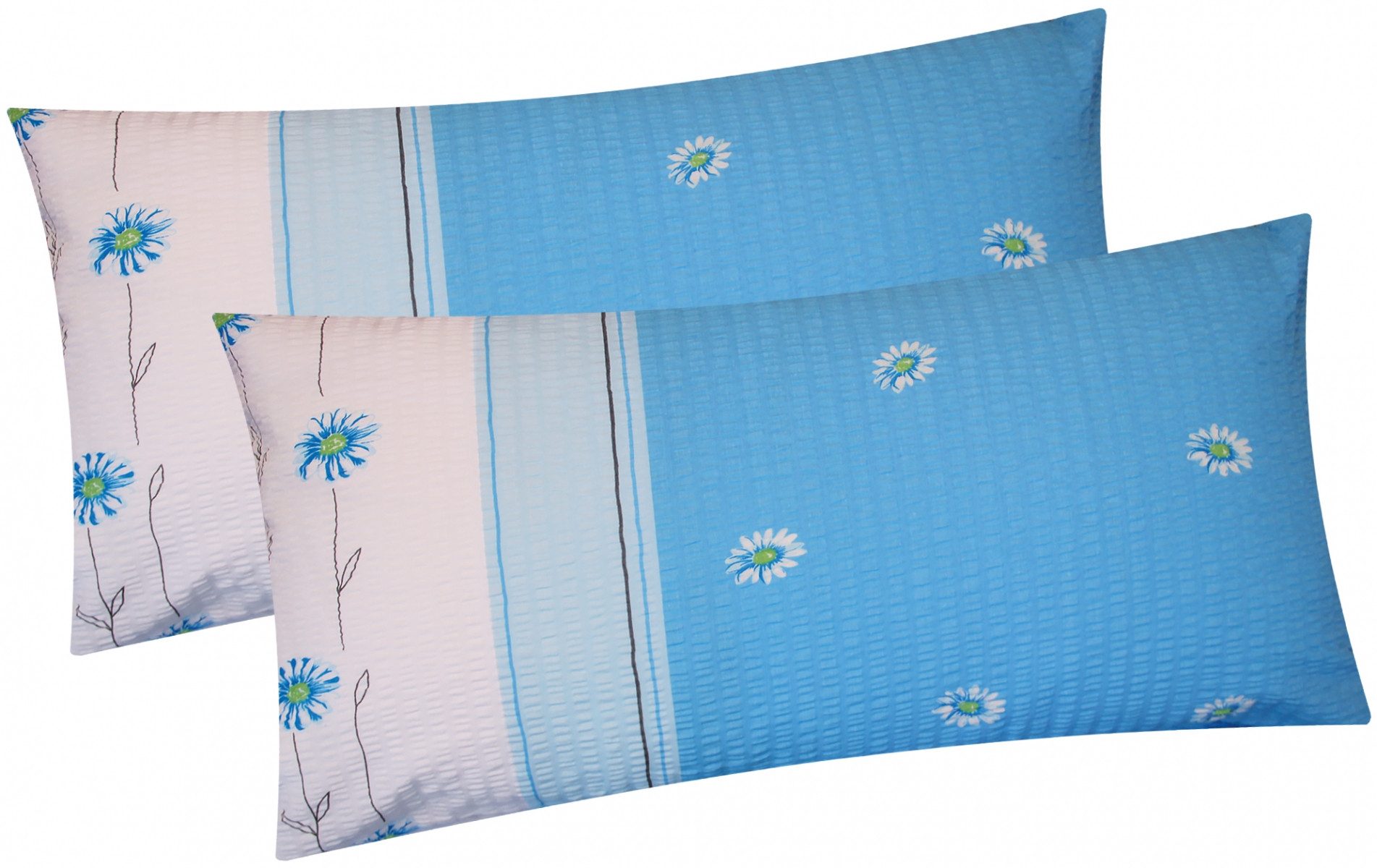 Heubergshop Kissenbezug, (2 Stück), Seersucker, 40x80cm günstig online kaufen