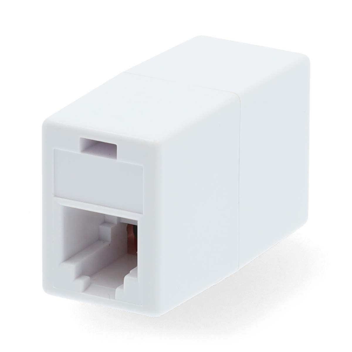 Nedis CTGB90920WT Telefonkabel, Netzwerkkoppler, Netzwerkkoppler, RJ11 Buchsen, ungeschirmt, für einfache Kabelverbindung, gerade