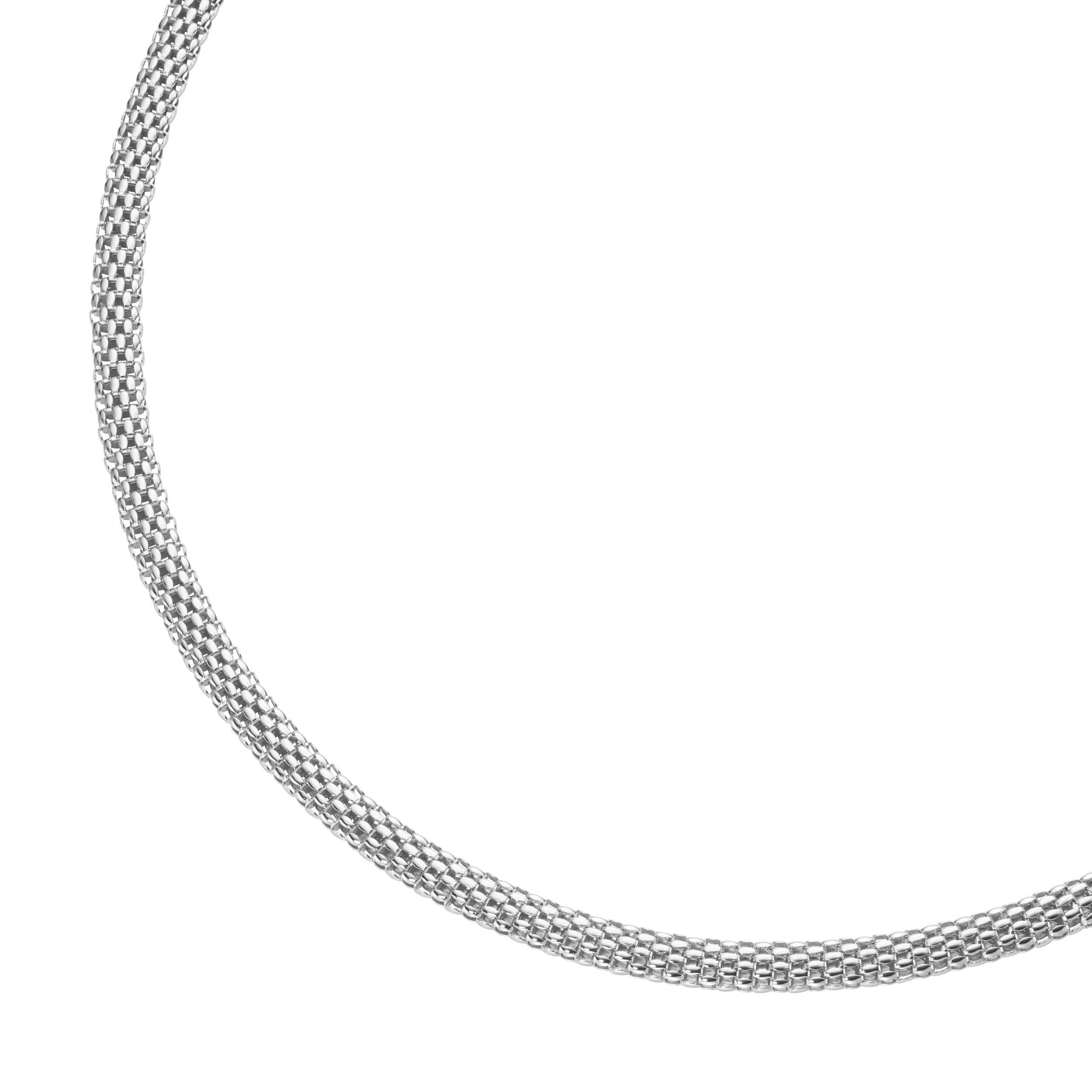 Smart Jewel Collier Mesh-Optik, Silber 925