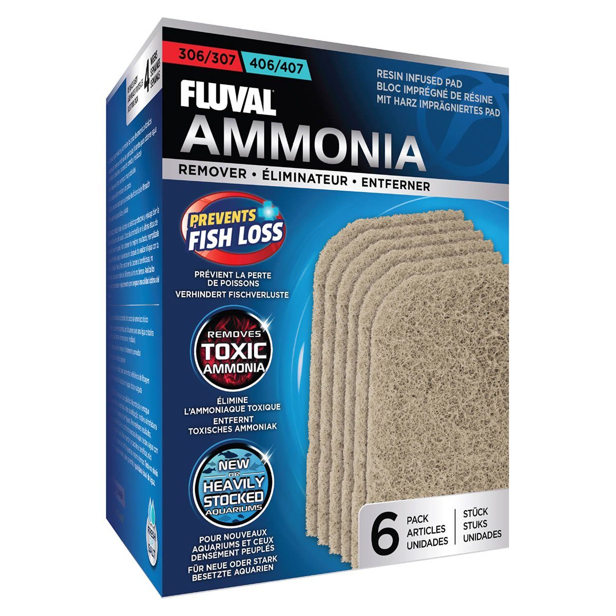 Aquariumfilter Ammoniak Entferner 307/407