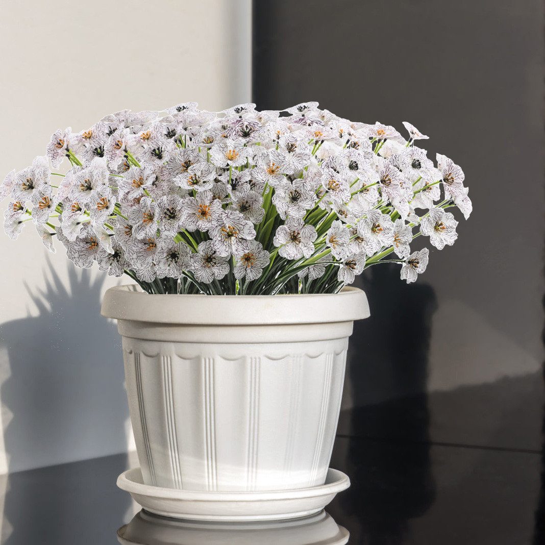 Kunstblumenstrauß Blumen 10 Bündel Künstliche Blumen, günstig online kaufen