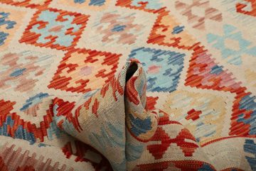 Orientteppich Kelim Afghan 154x202 Handgewebter Orientteppich, Nain Trading, rechteckig, Höhe: 3 mm