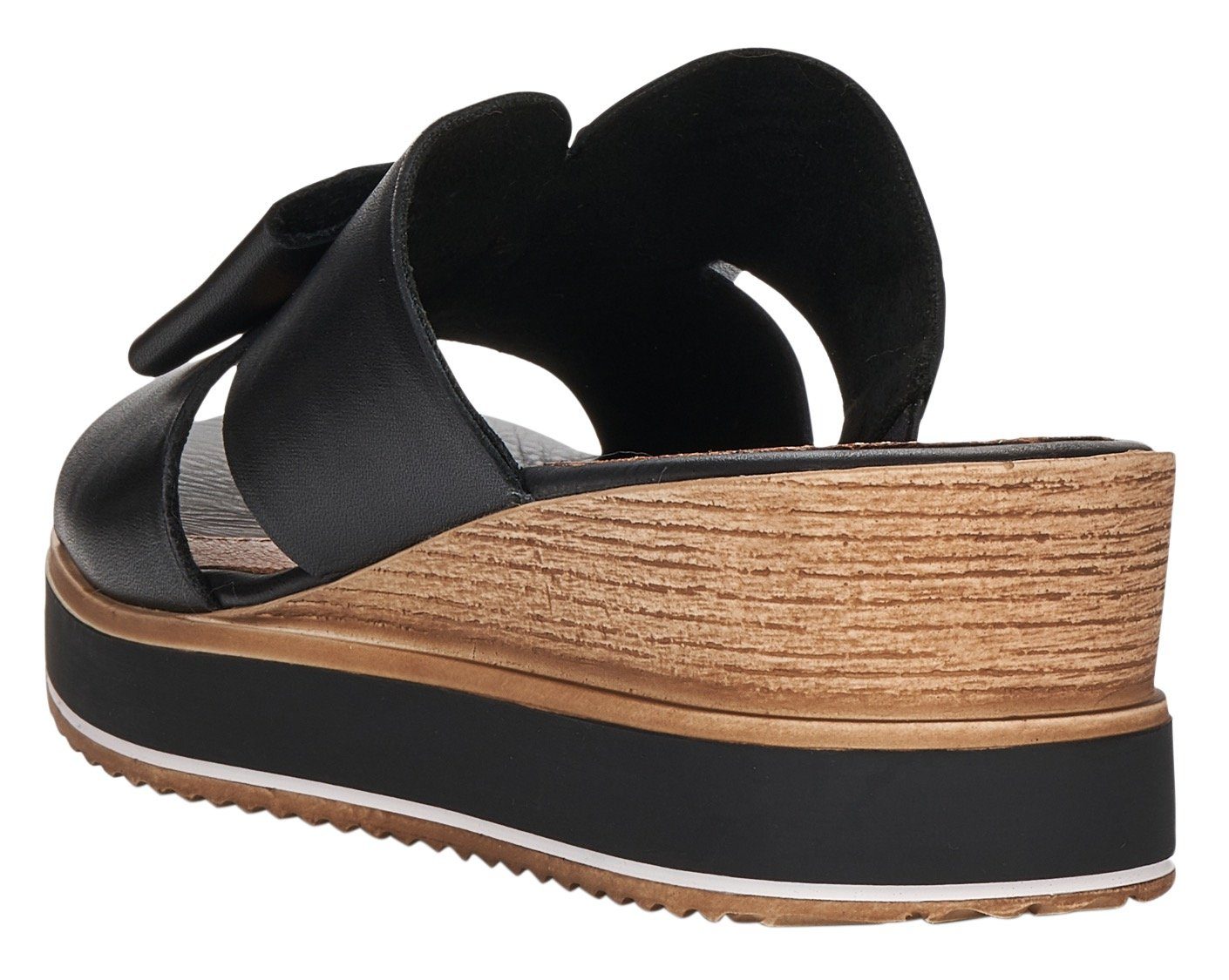 Remonte Pantolette Keilabsatz, Sommerschuh mit schöner Zierschleife