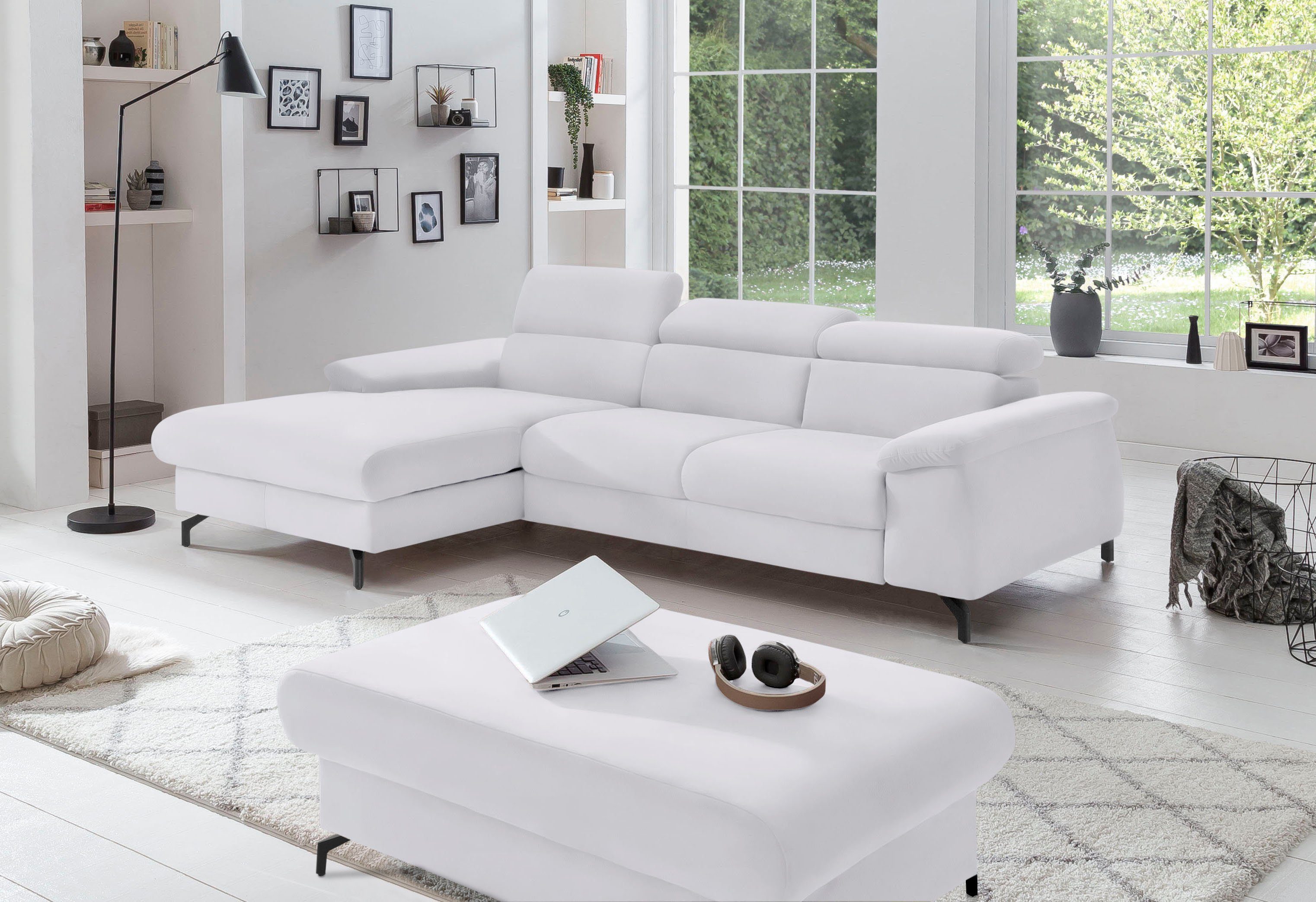 COTTA Ecksofa Kitty L-Form, mit Kopfteilverstellung, günstig online kaufen