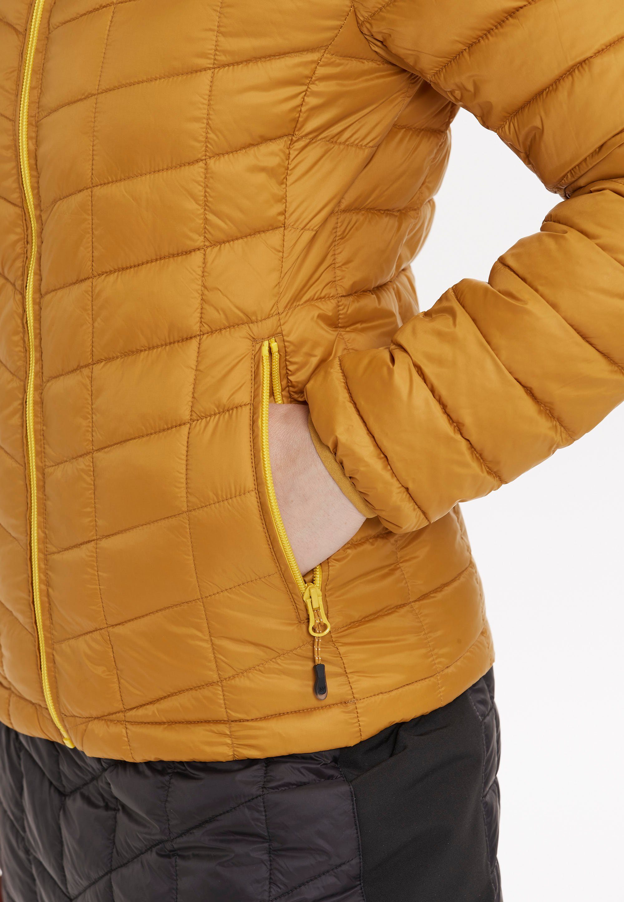 WHISTLER tollem Outdoorjacke goldfarben in Stepp-Design Kate