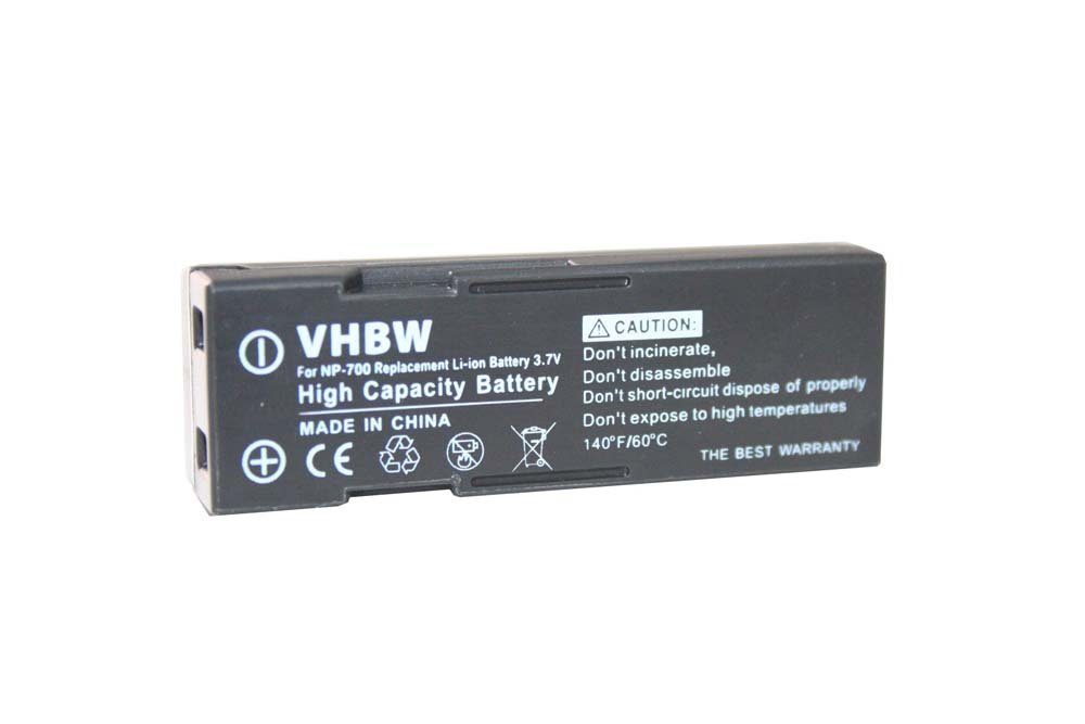 vhbw kompatibel mit Minolta Dimage X60, X50 Kamera-Akku Li-Ion 500 mAh (3,7 V)