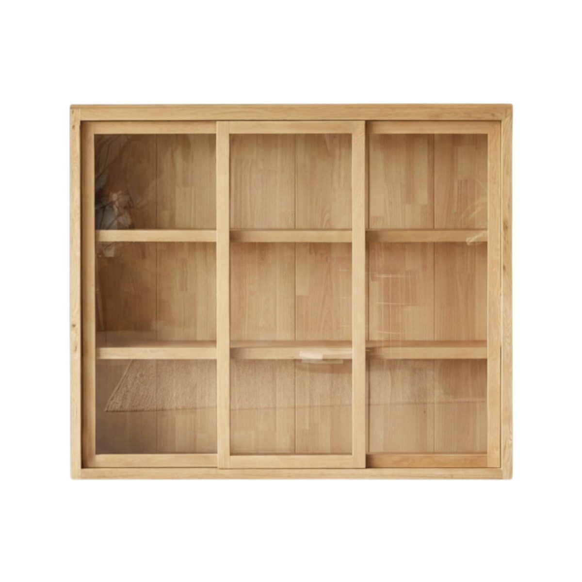 Tikamoon Buffet Heidi - Vitrine aus massivem Eichenholz 160 cm