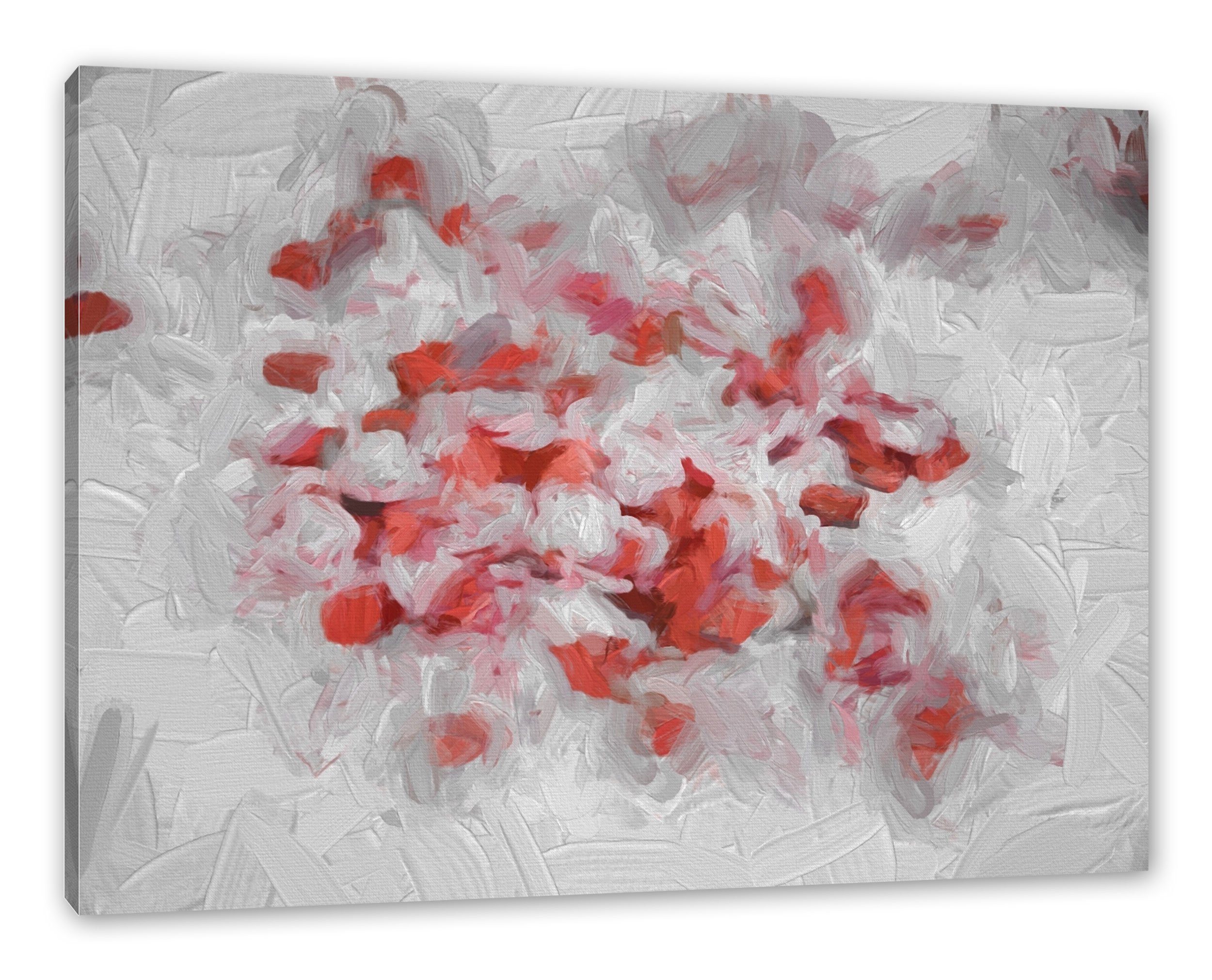 Pixxprint Leinwandbild viele kleine Herzen, viele kleine Herzen (1 St), Leinwandbild fertig bespannt, inkl. Zackenaufhänger | Leinwandbilder