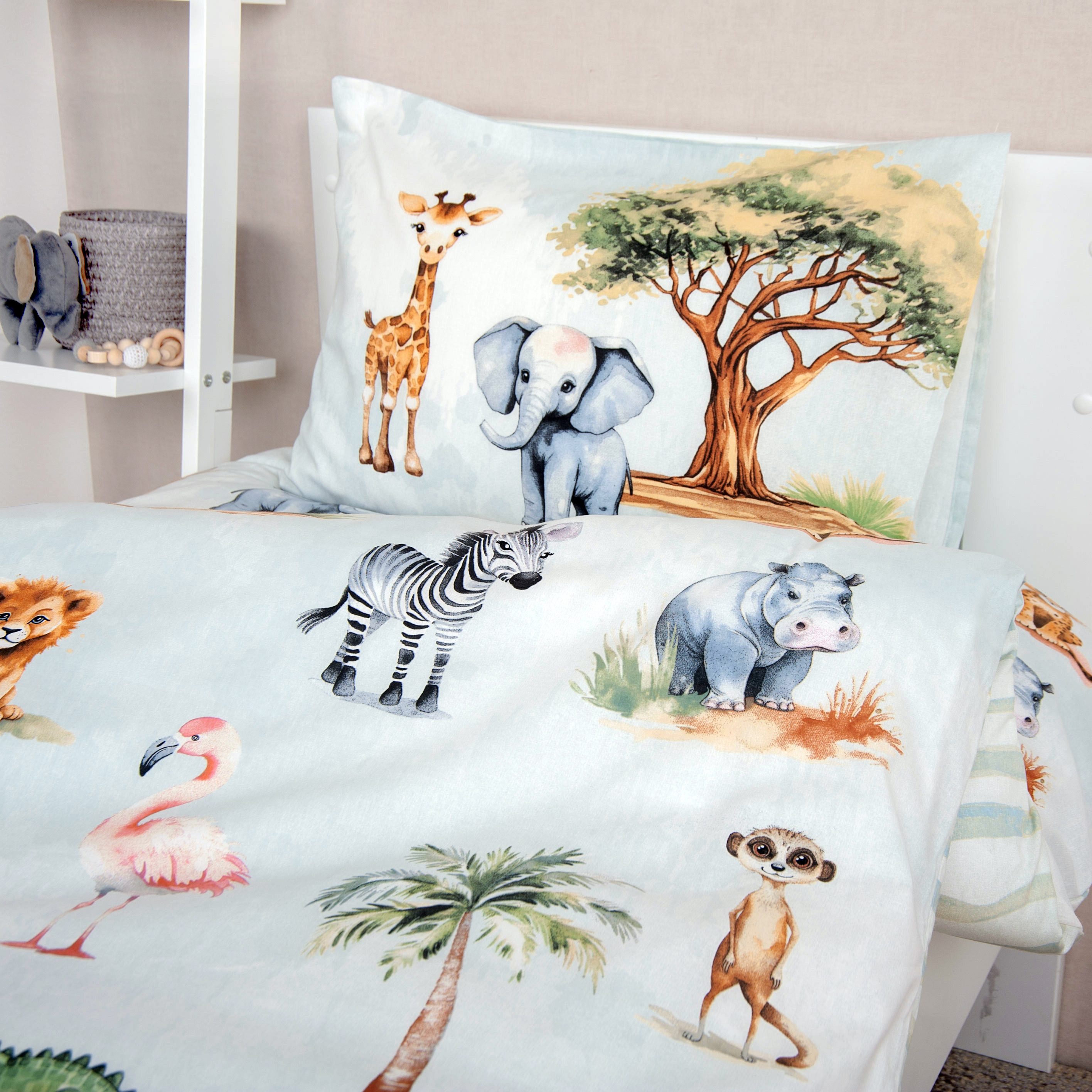Baby Best Babybettwäsche Baby Best Safari, Renforcé, 2 teilig – Bild 3 von 4