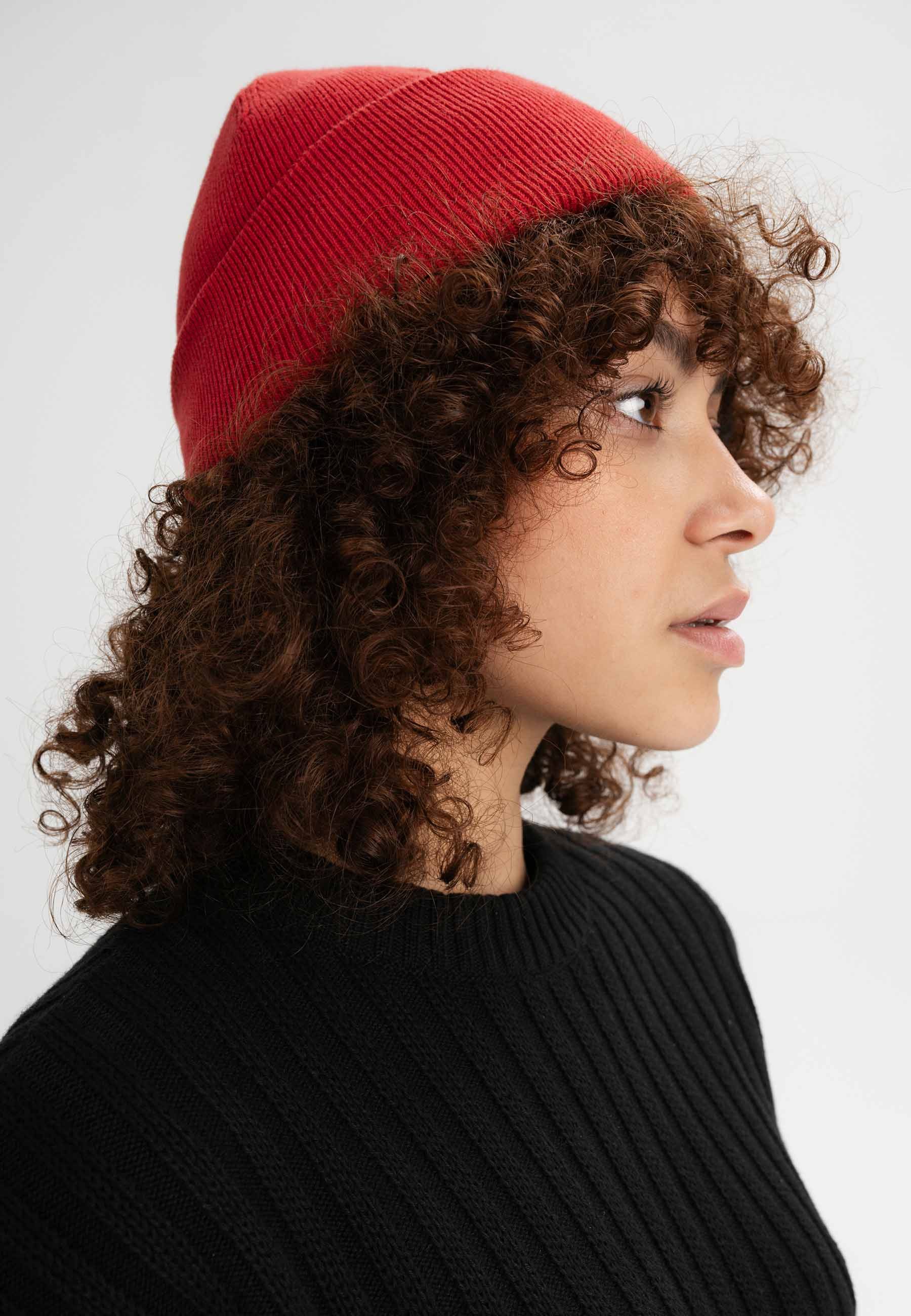 MELA Strickmütze Unisex Feinstrick Mütze HIMMAT günstig online kaufen