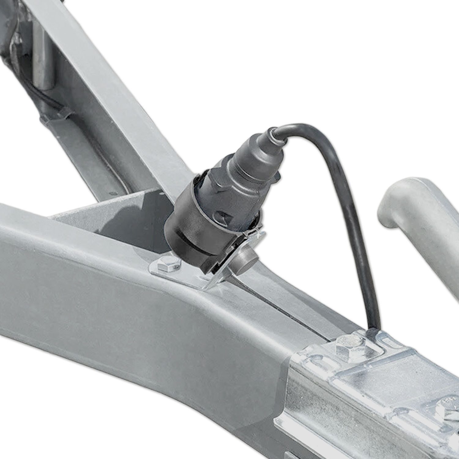 Impulse Innovation Steckerhalter, 7 & 13-polige Anhängerstecker, Deichselmontage Anhänger-Adapter