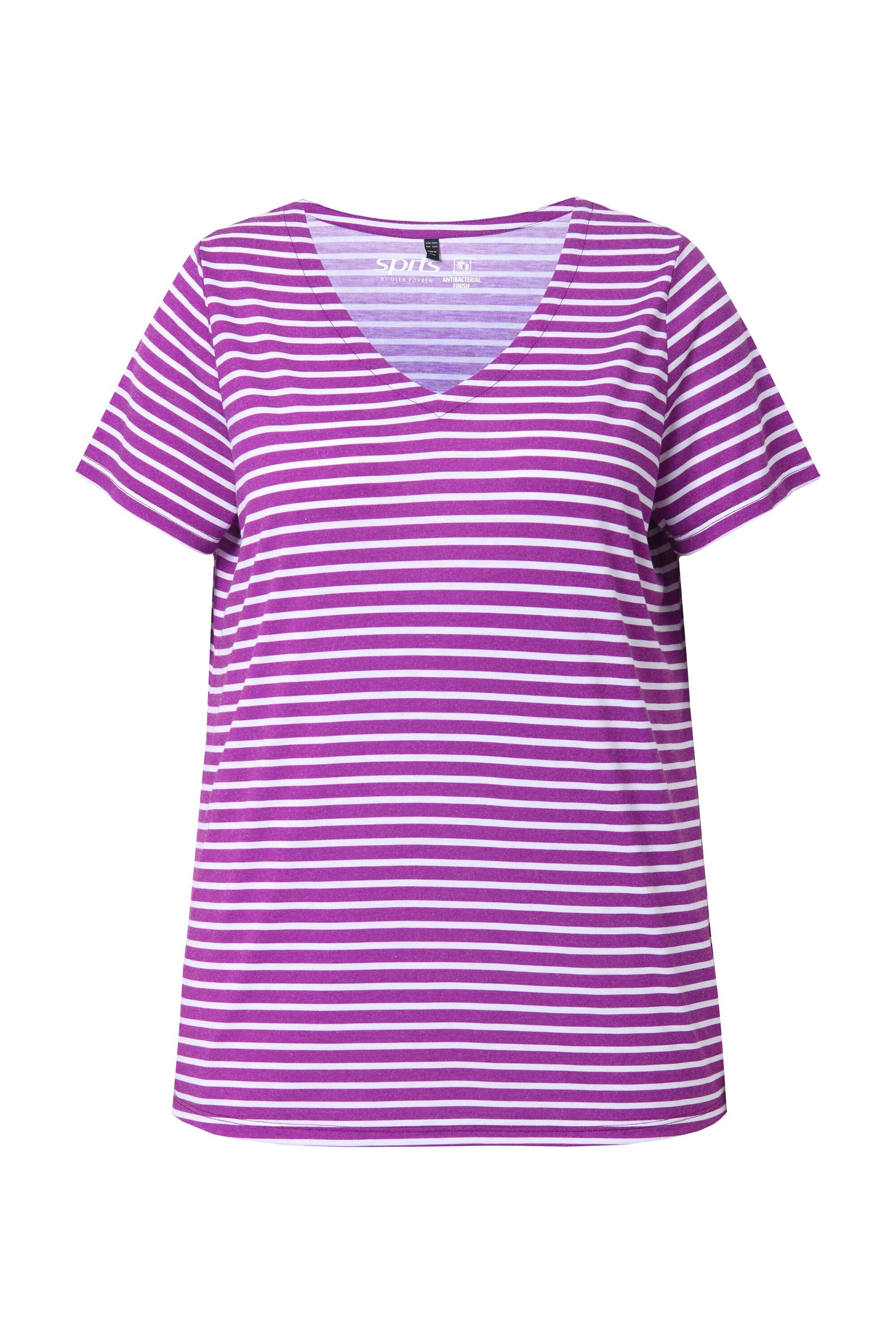 Ulla Popken T-Shirt Funktions-Shirt Ringel Classic günstig online kaufen