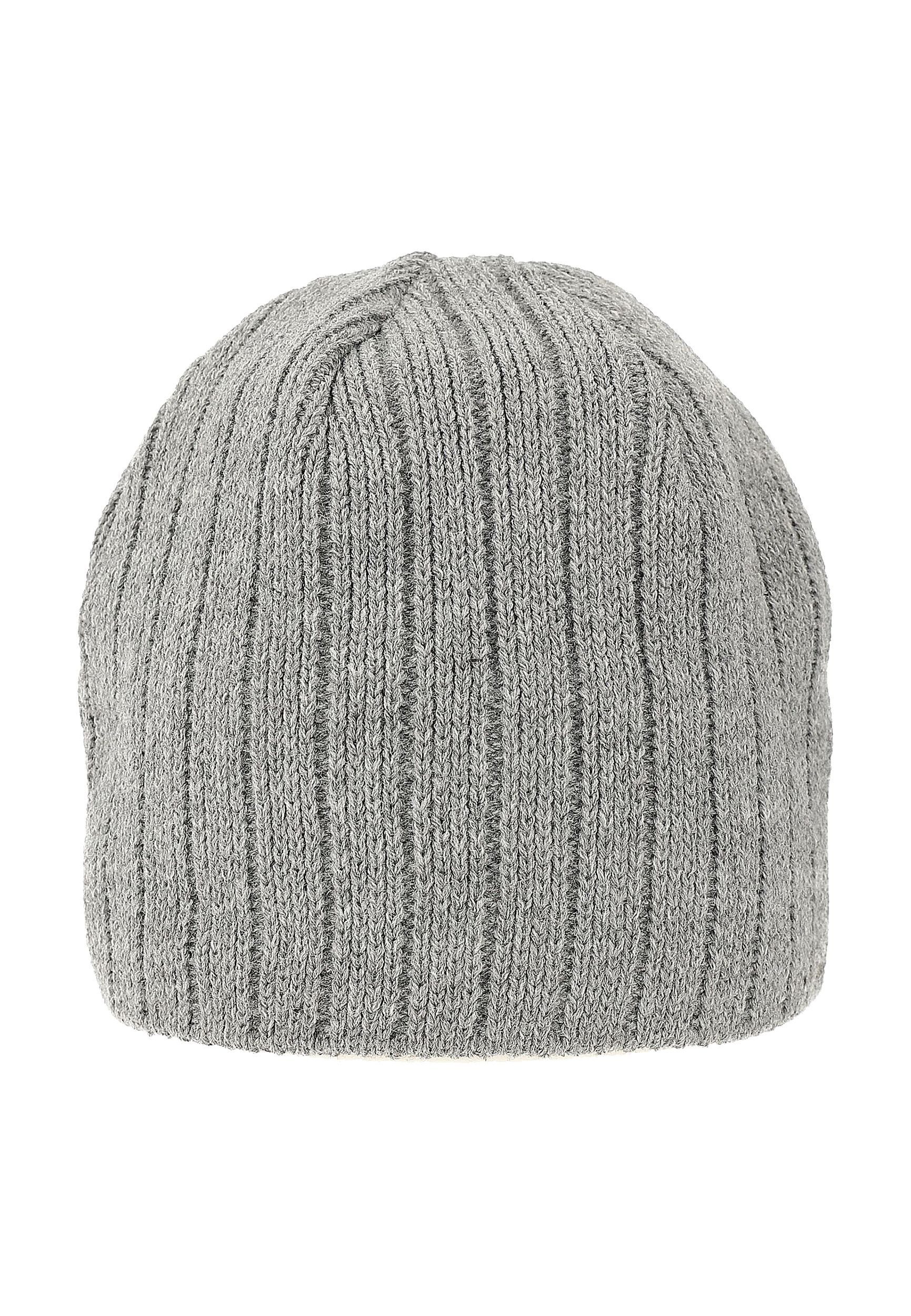 Faera Strickmütze Strick Beanie mit elastischem Strick und Fleece-Innenfutter (sportlich) Strick Ripp Beanie