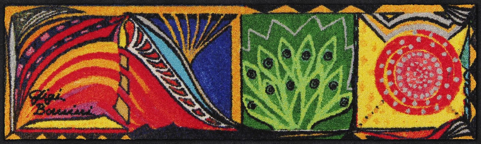 Salonloewe Fußmatte Salonloewe GEMELLI Fußmatte Wohnmatte 30 x 100 cm, Rech günstig online kaufen