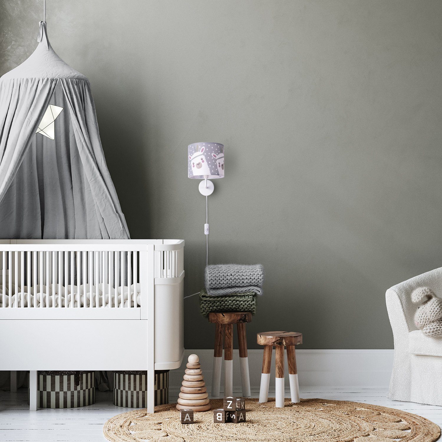 Paco Home Wandleuchte Ela 214, ohne günstig online kaufen