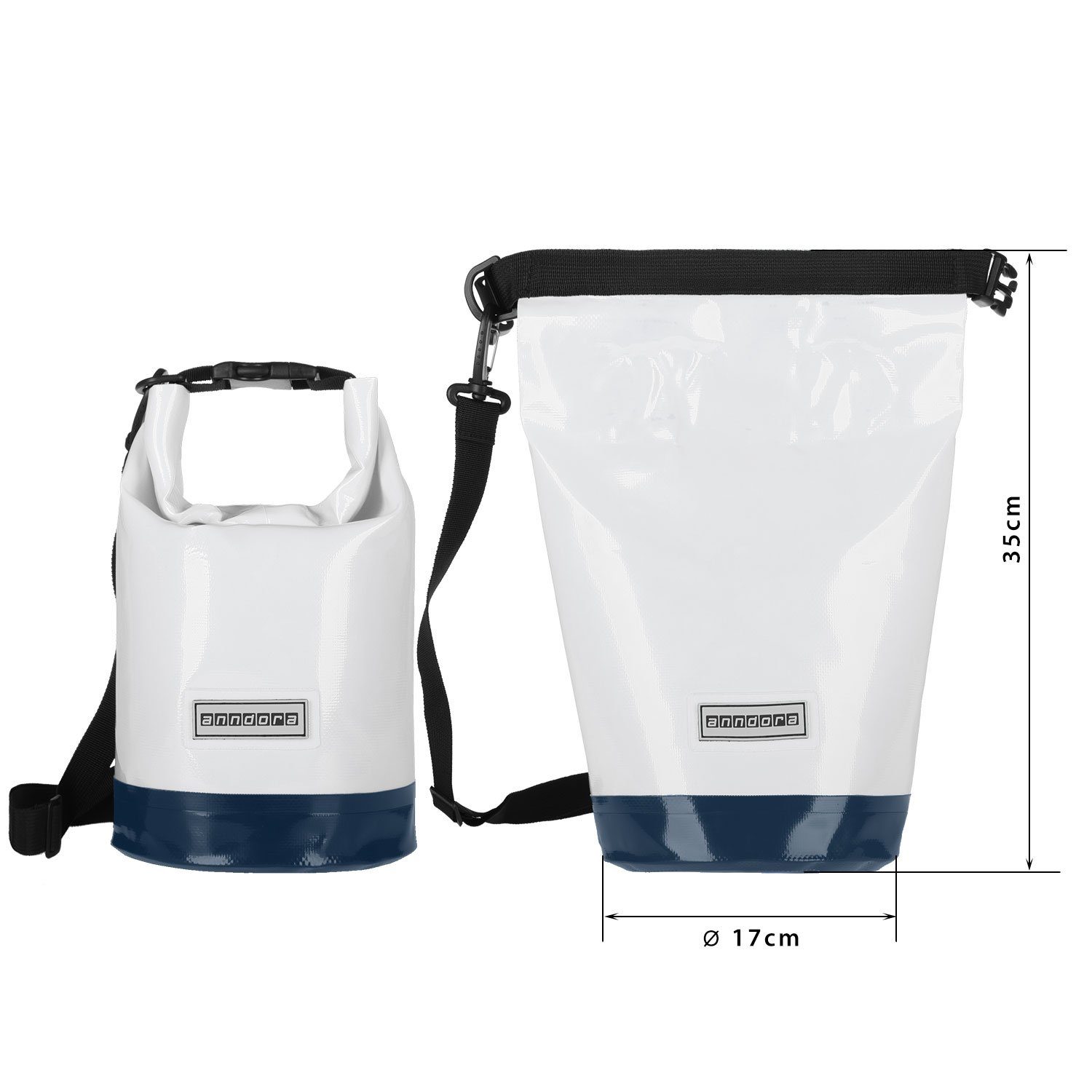 anndora Strandtasche Wasserdichter Seesack Packsack 5 bis 30 Liter