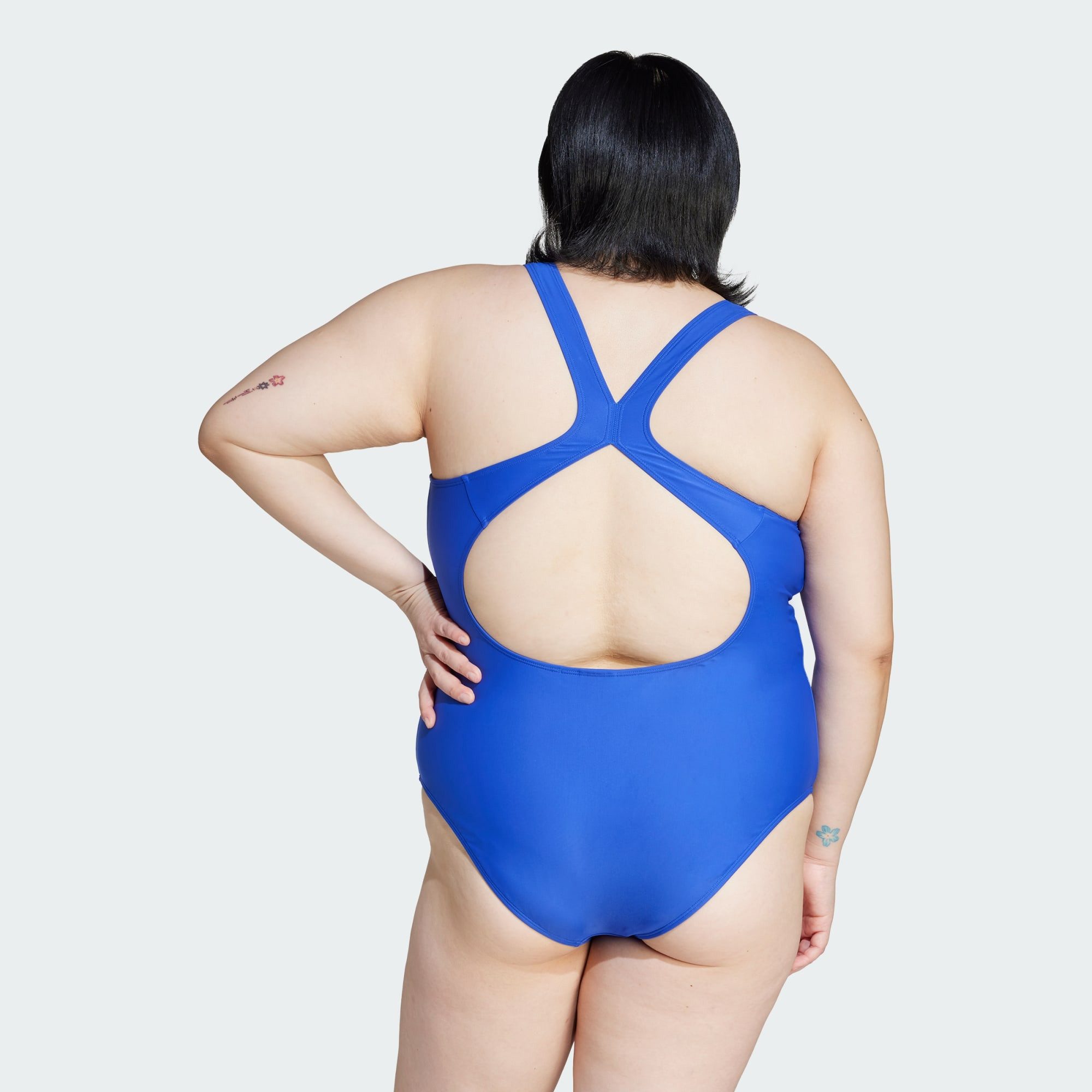adidas Performance Badeanzug 3-STREIFEN C-BACK BADEANZUG – GROSSE GRÖSSEN (1-St)