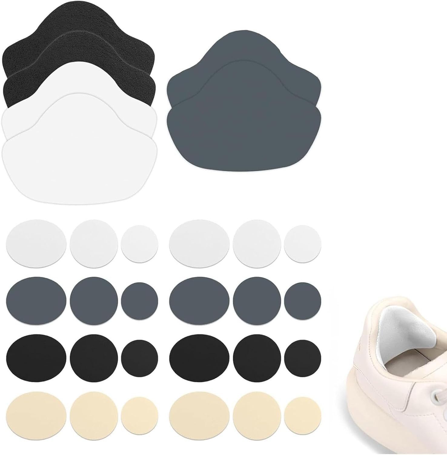 FELIXLEO Einlegesohlen Fersenpolster Selbstklebend Sneaker Reparatur Patch Ferse