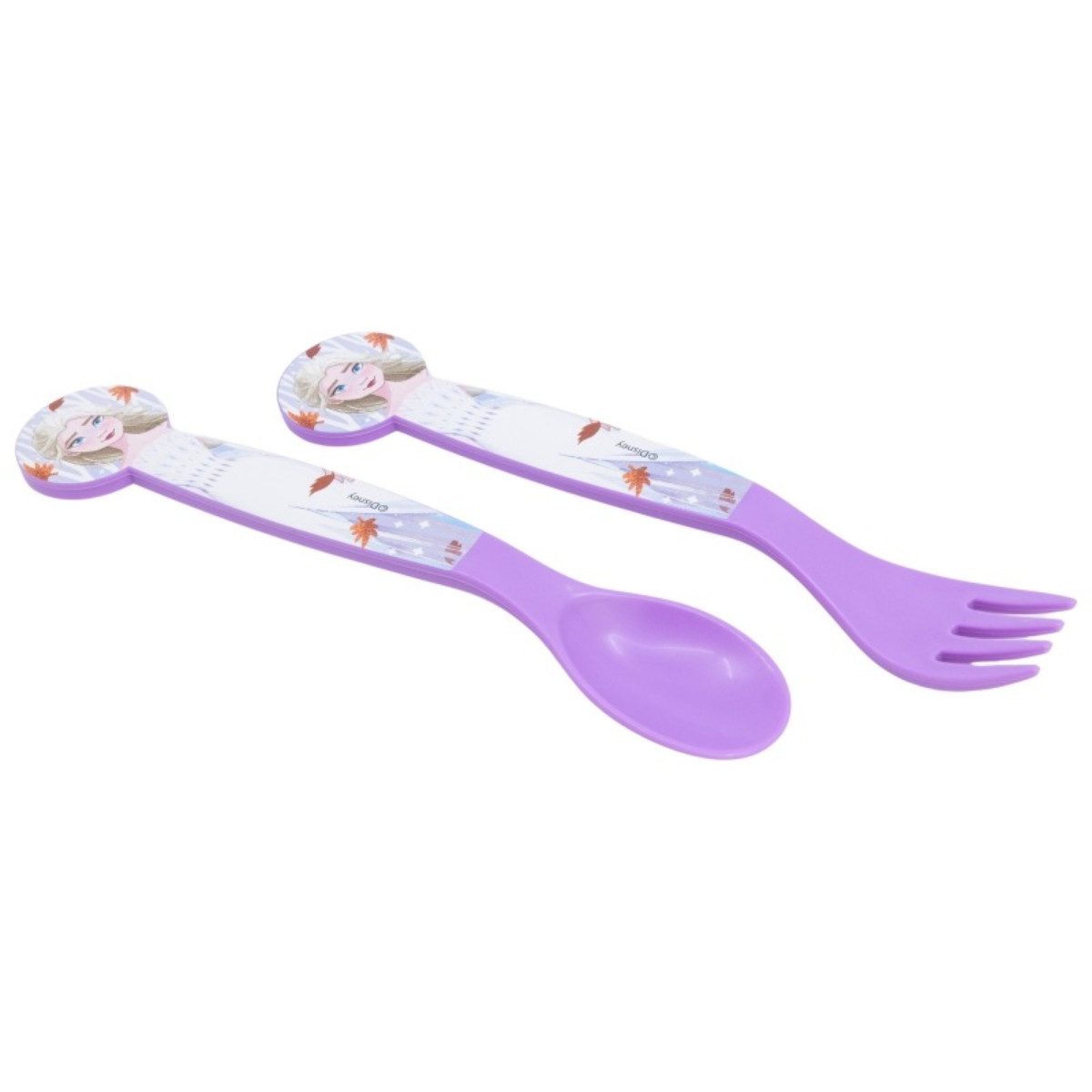 Disney Frozen Kinderbesteck Kinderbesteck Löffel und Gabel für Kinder (2-tlg), 1 Personen