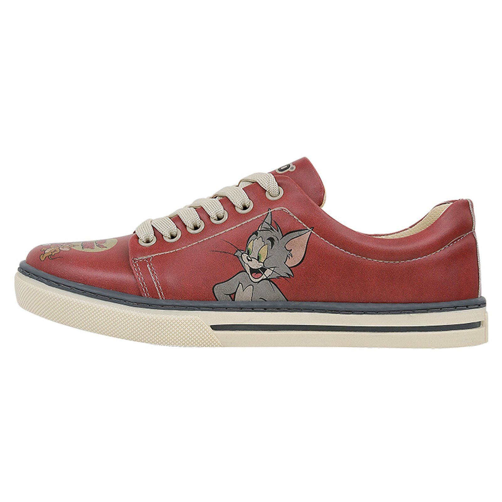 DOGO Classic Schnürsneaker Tom & Jerry Damen Кроссовки Кроссовки Handgefertigt