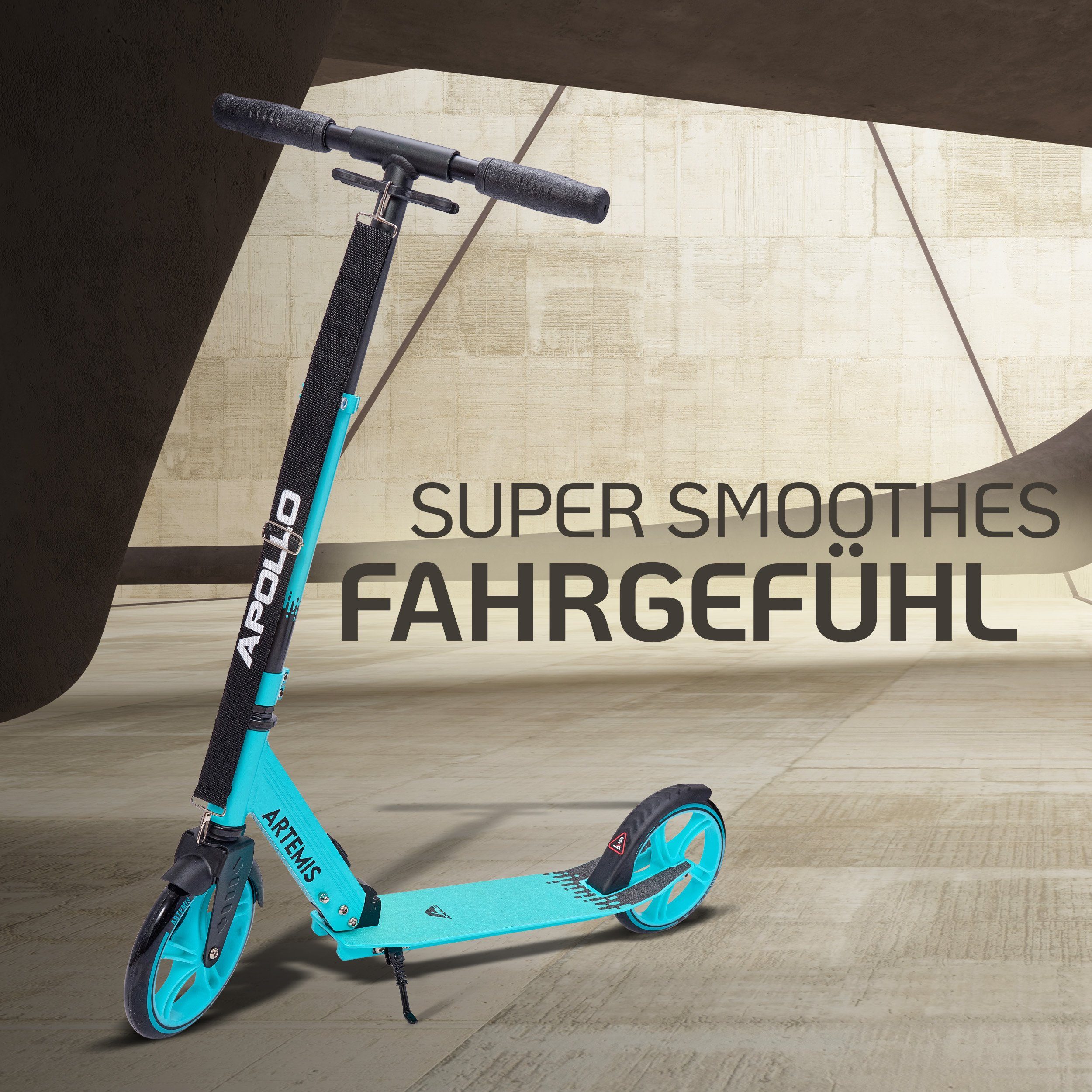 Apollo Cityroller Artemis City Scooter, klappbar und höhenverstellbar, für Kinder