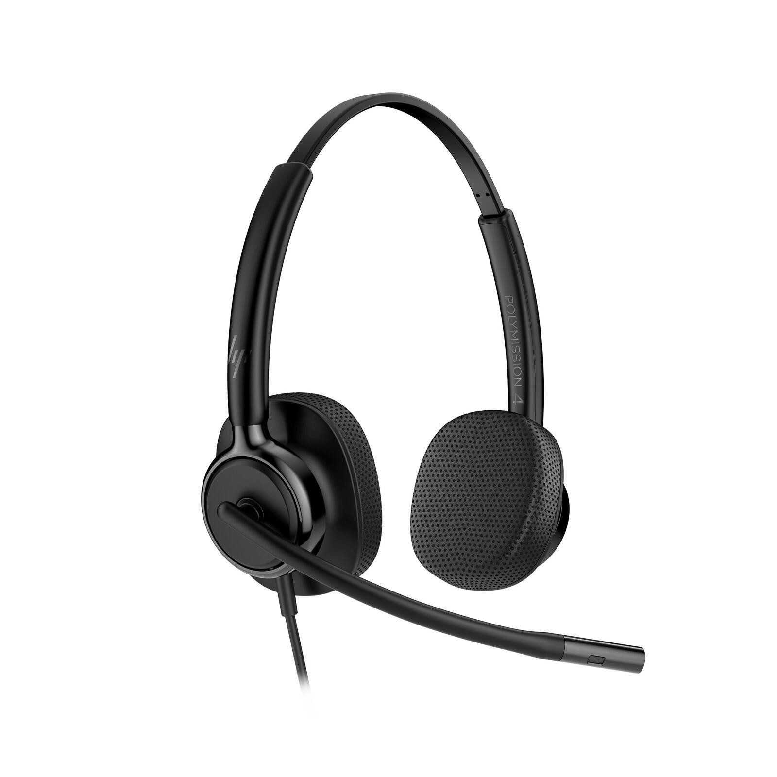 Polycom HP Poly Mission 425 kabelgebundenes Stereo-USB-Hea Headset