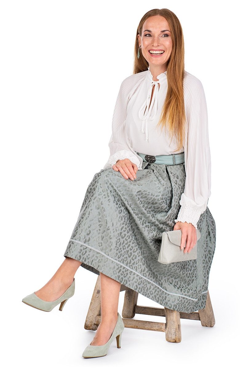 Hangowear Trachtenbluse Trachtenbluse - YVETTE - weiß