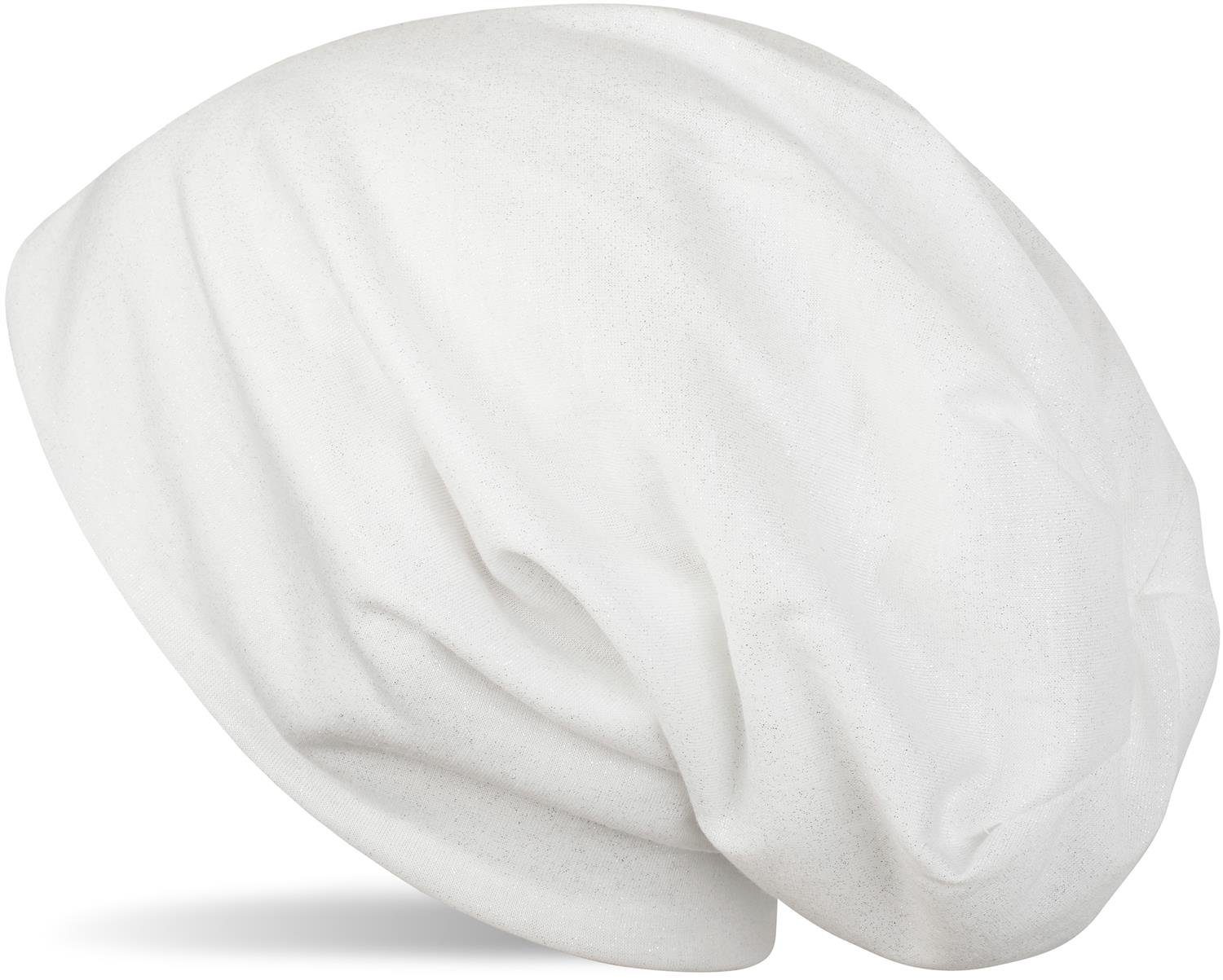 styleBREAKER Beanie Beanie mit All Over Glitzer (1-St)