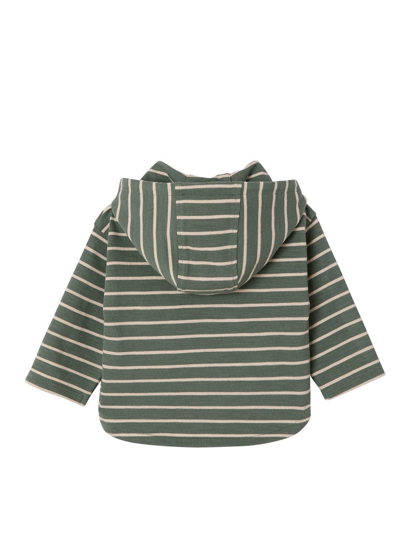 vertbaudet Langarmshirt Jungen Baby Kapuzenshirt – Bild 2 von 5