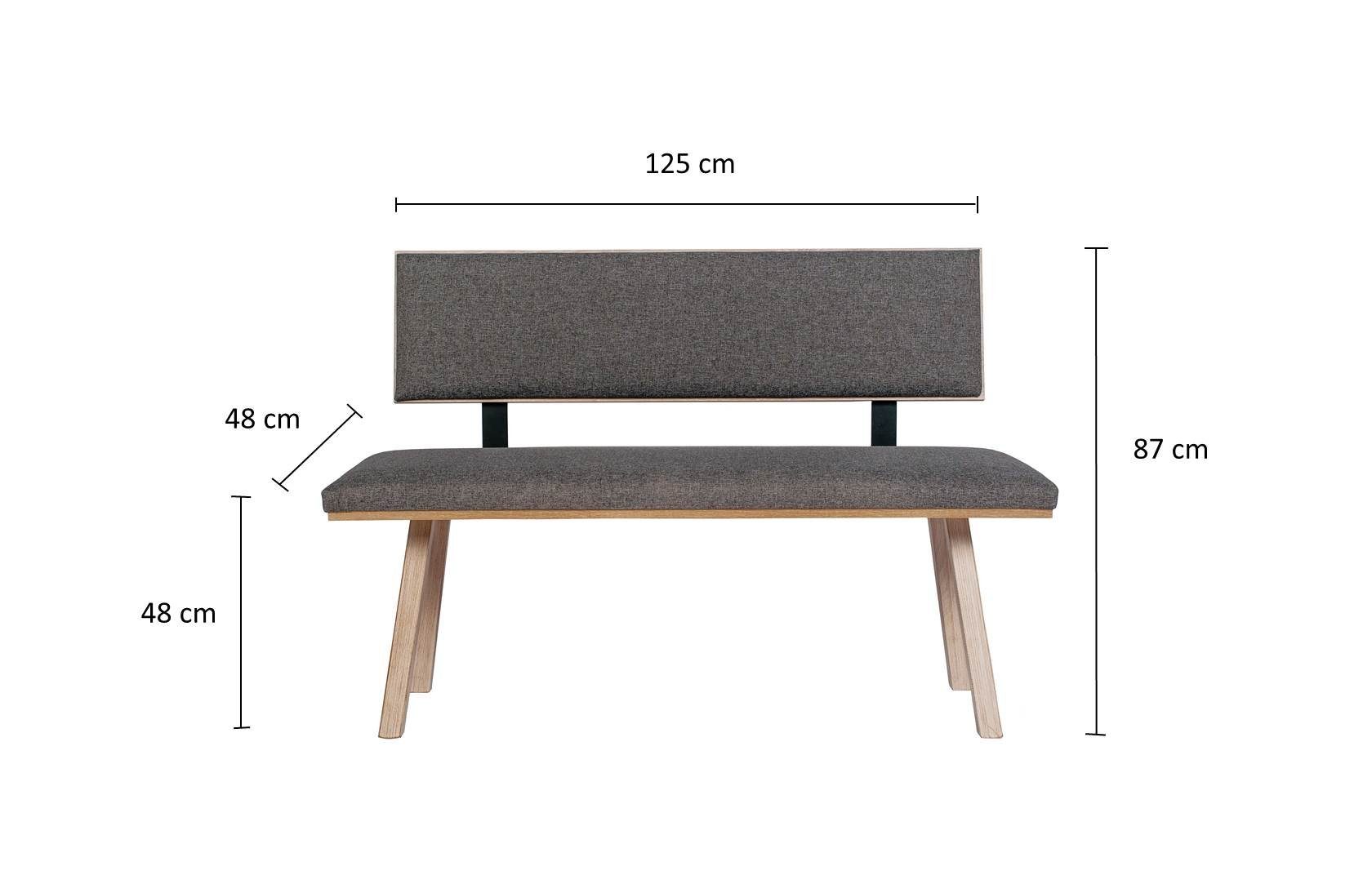 kundler home Eckbankgruppe 'Die Klassische' aus Holz massiv, Esszimmerbank, Tisch mit Bank, (Set), Bestehend aus 1 Esszimmerbank mit Lehne, 1 Sitzbank, 1 Tisch