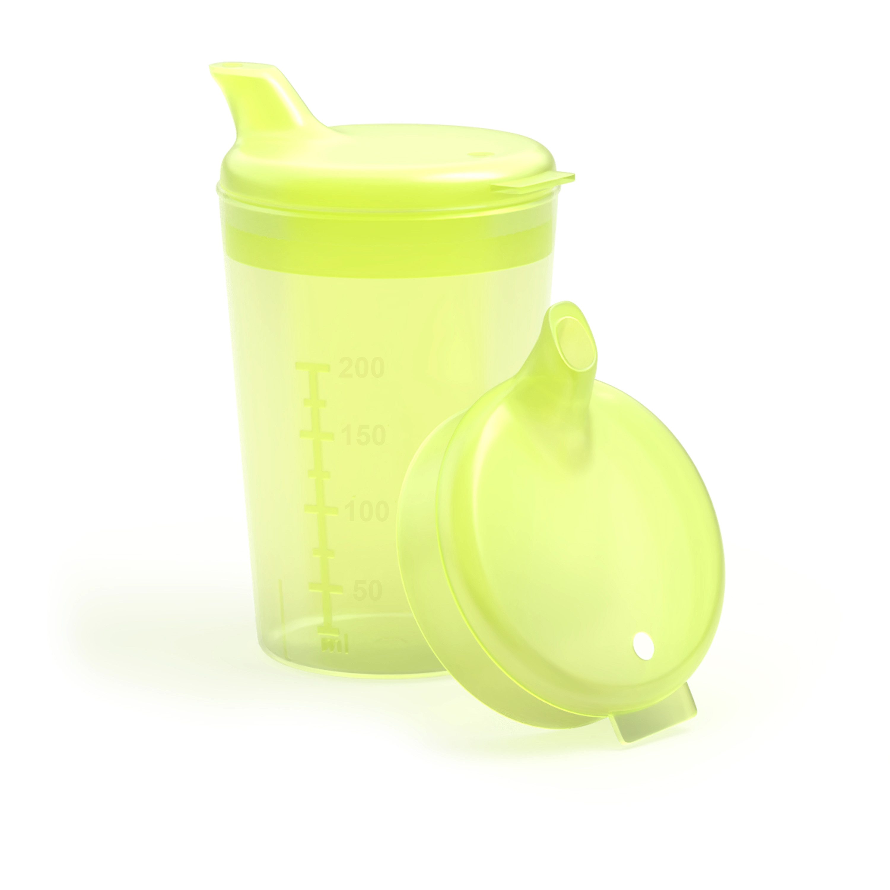 Horn Medical Schnabelbecher Horn Medical Schnabelbecher / Trinkhilfe 250ml gelb, 1-tlg., lebensmittelechtes Polypropylen (PP), bunte & leicht erkenn-/greifbare Optik/Haptik, spülmaschinenfest