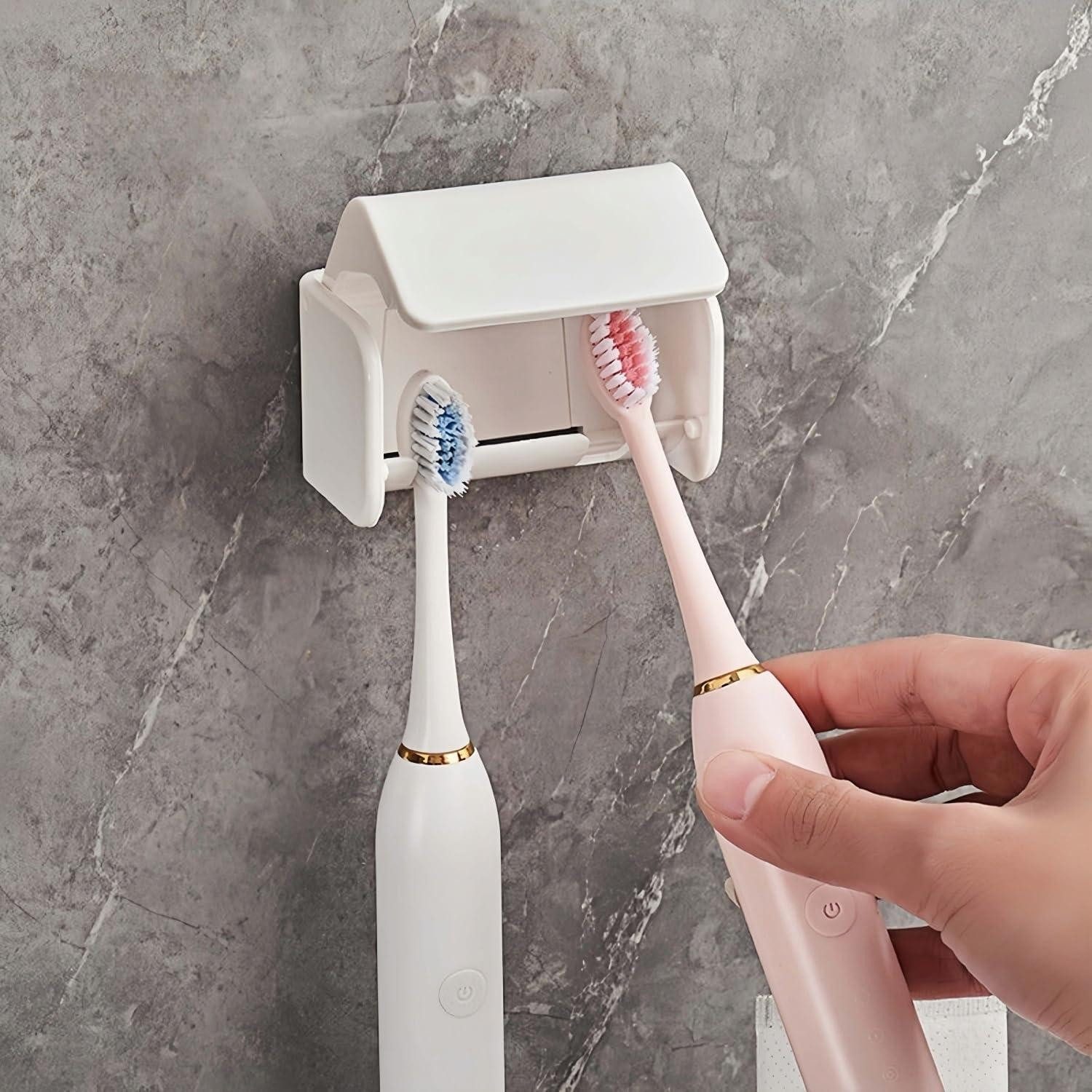 LuxusKollektion Zahnbürstenhalter Zahnbürstenhalter Weiß Ohne Bohren