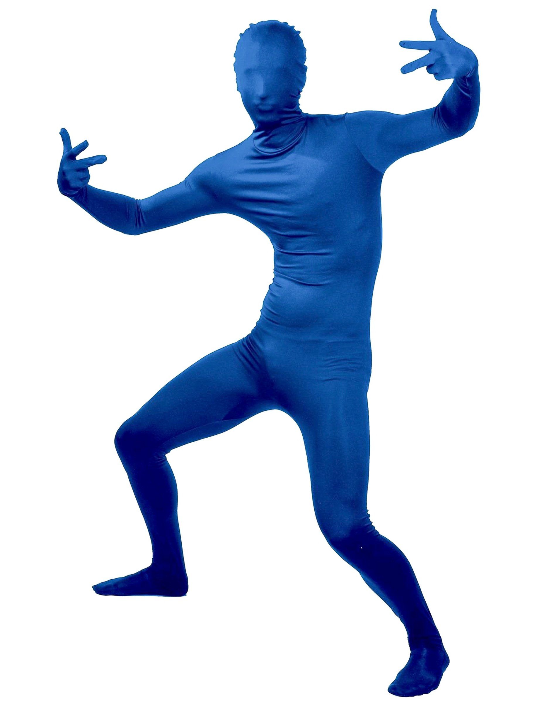 Kostüm Ganzkörperanzug für Erwachsene blau
