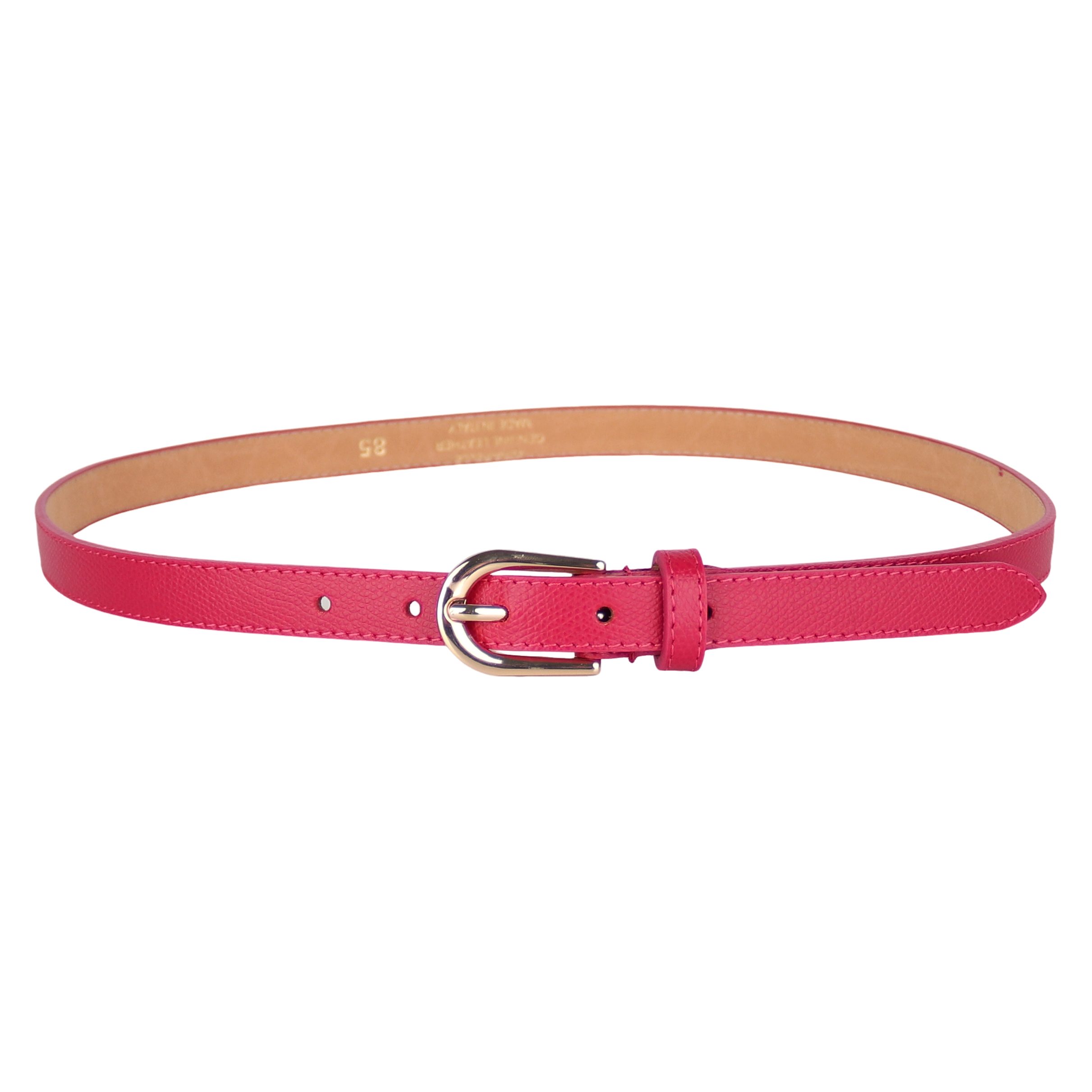 MIRROSI Ledergürtel Damen Gürtel Echtleder, Made in Italy, 18mm breit (Passt fast zu jeder Hosenschlaufe) aus Echtem Leder