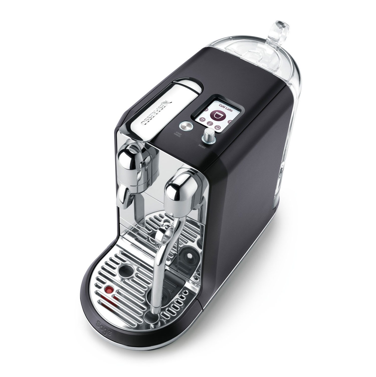 NESPRESSO Kapselmaschine Edelstahl, Kunststoff, Tassenfüllmenge, Milchschaumtextur, Ausschaltzeit