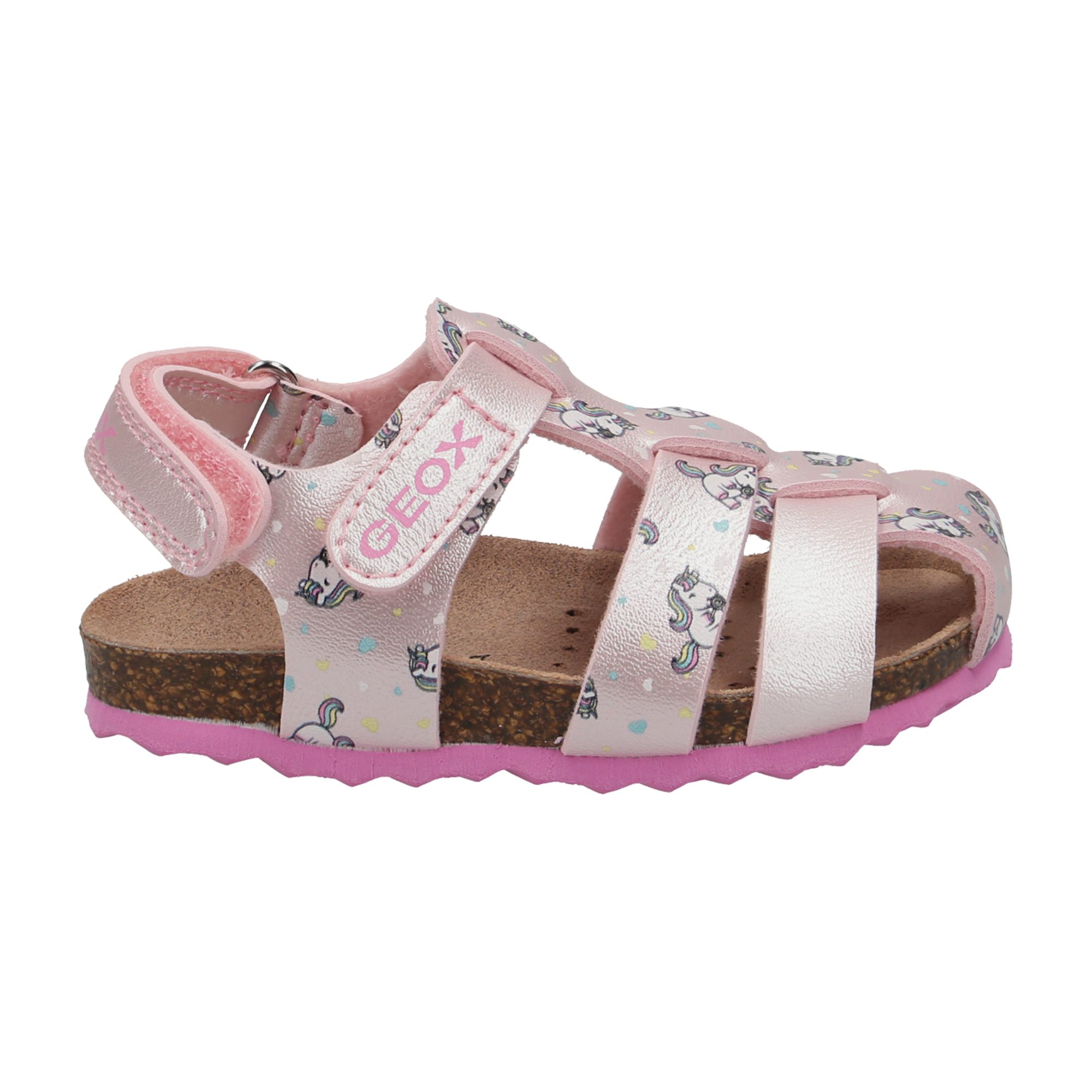 GEOX S.CHALKI, Sandalen, Rose, Kinder Sandale