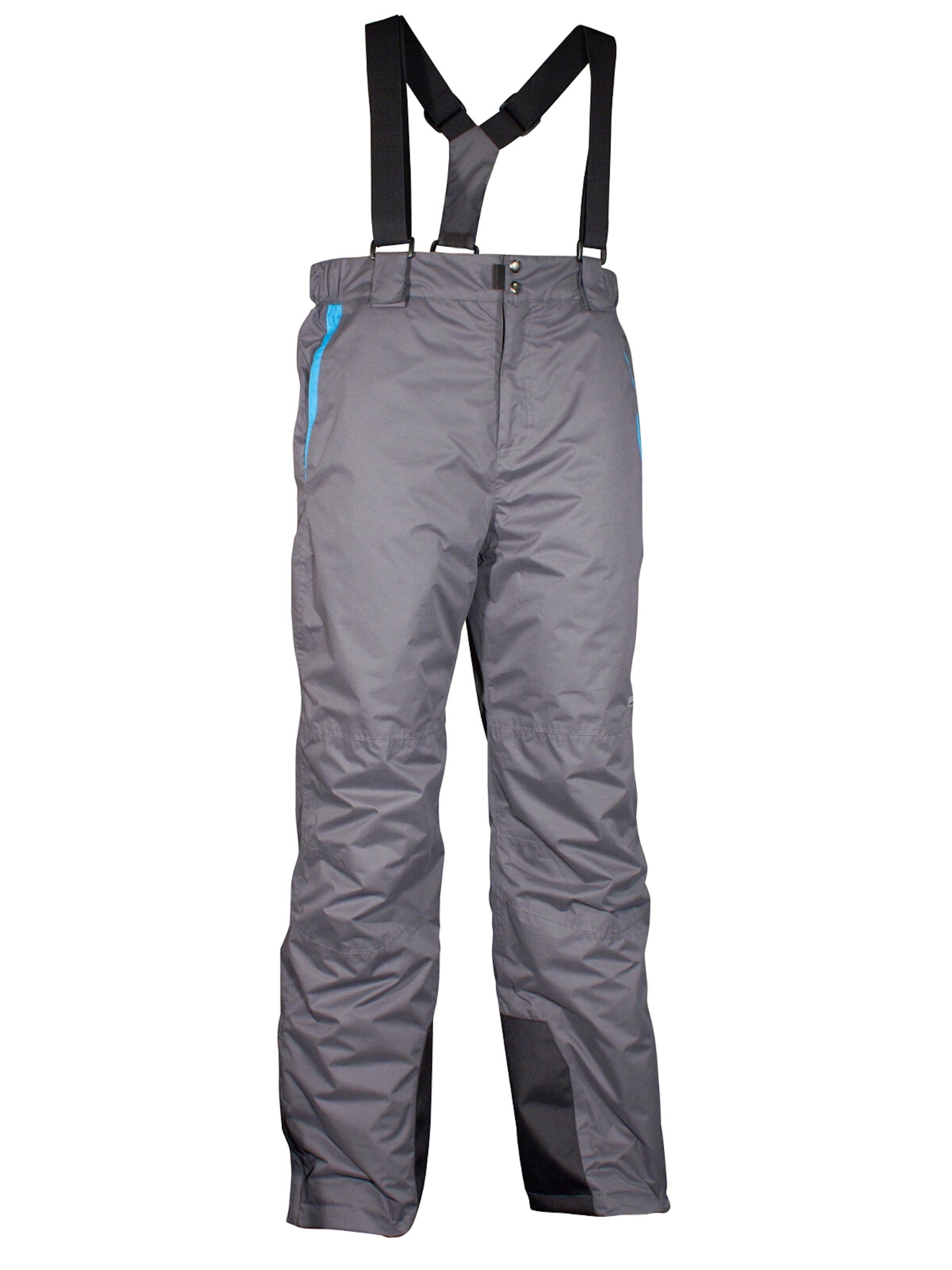 DEPROC Active Skihose STATFORD WINTER MEN mit Schneefang und abnehmbaren Trägern gray