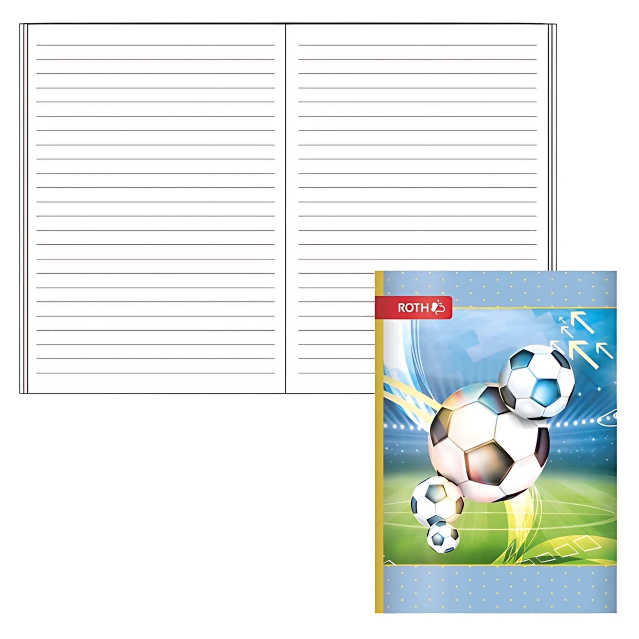 Roth Schulheft Roth Muttihefte/ Oktavhefte Fußball
