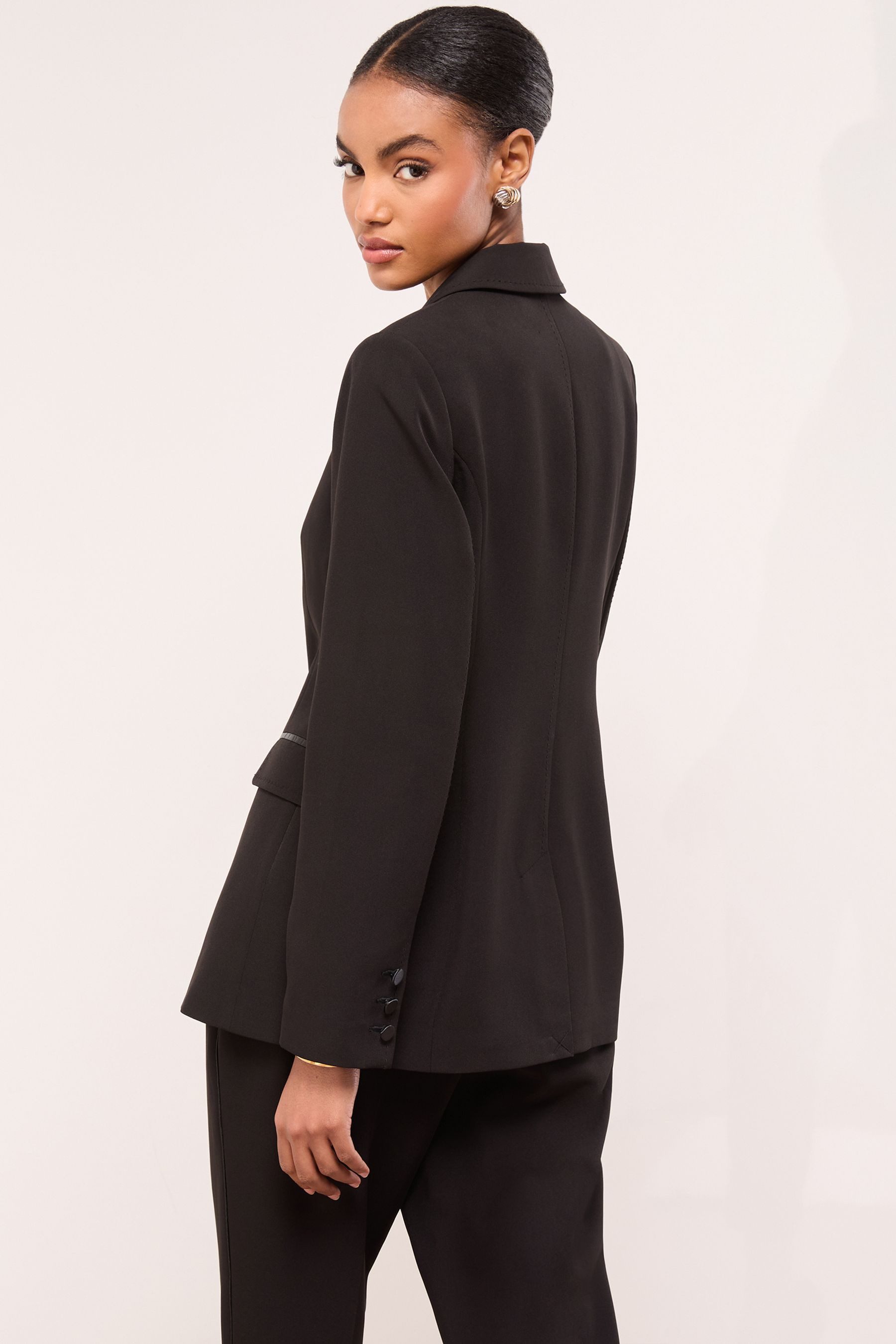 LIPSY Jackenblazer Lipsy Einreihiger Blazer mit Ziernaht, Regular (1-tlg)