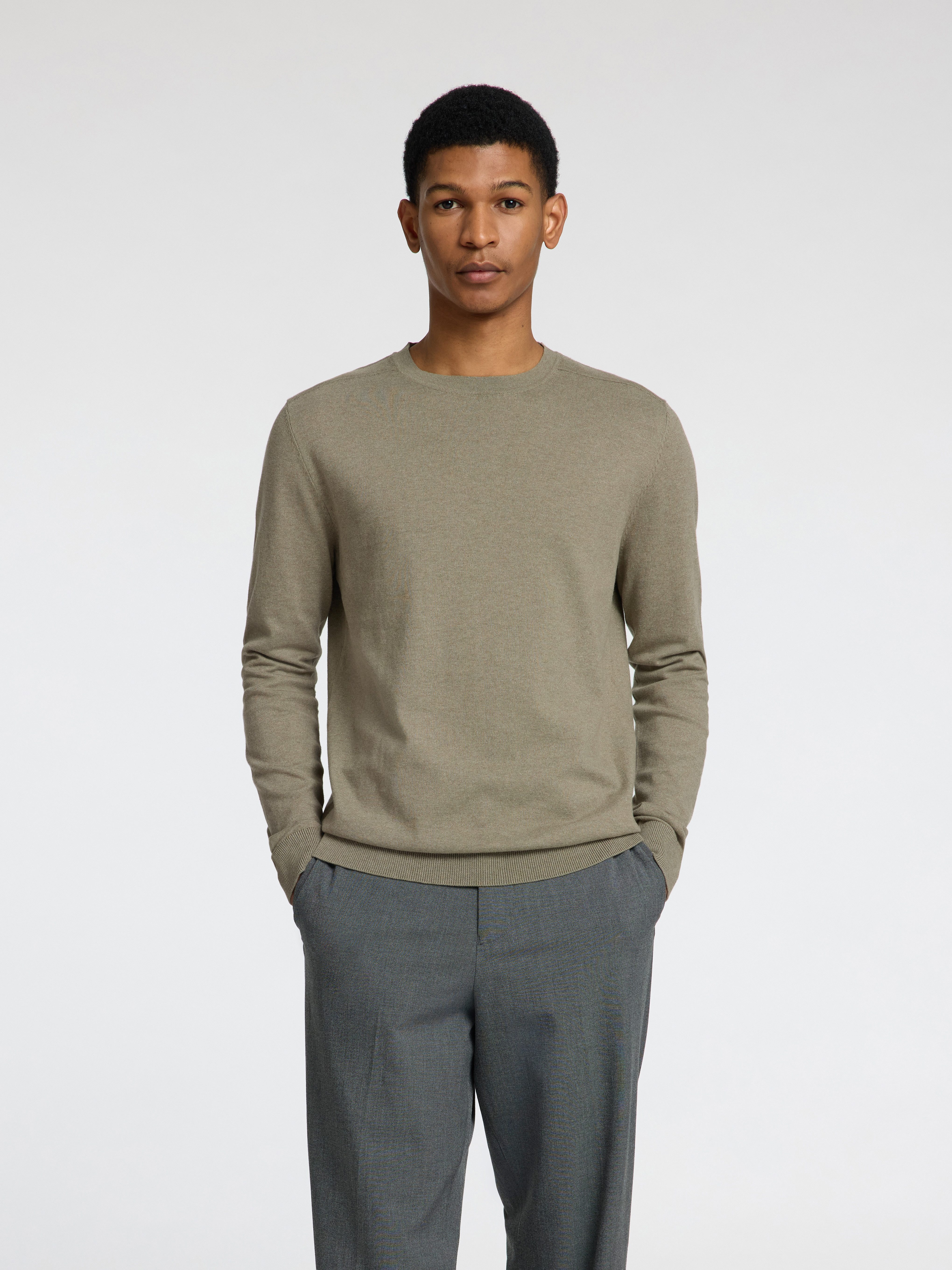 SELECTED HOMME Strickpullover SLHBERG CREW NECK günstig online kaufen