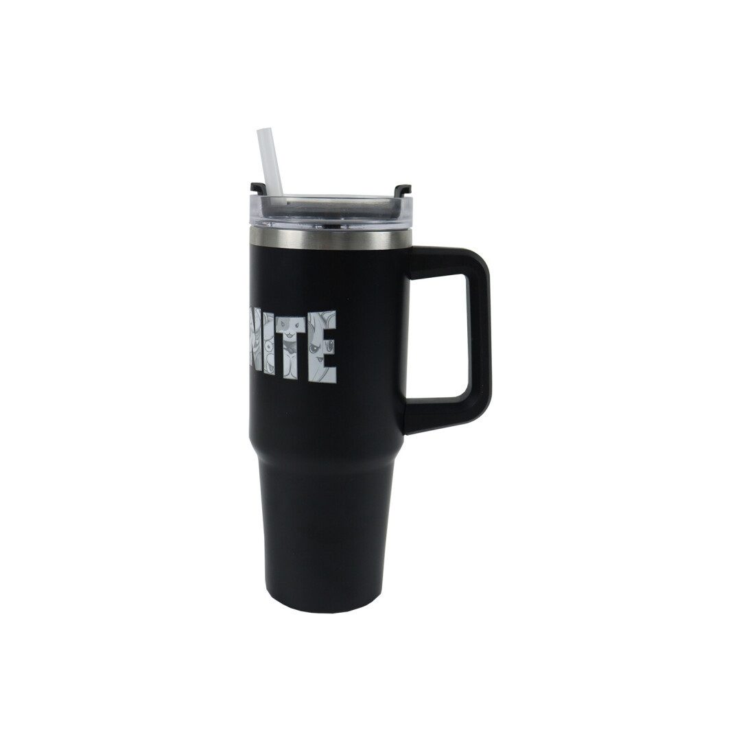 Fortnite Trinkflasche Fortnite Reisebecher 880ml Doppelwand To-Go