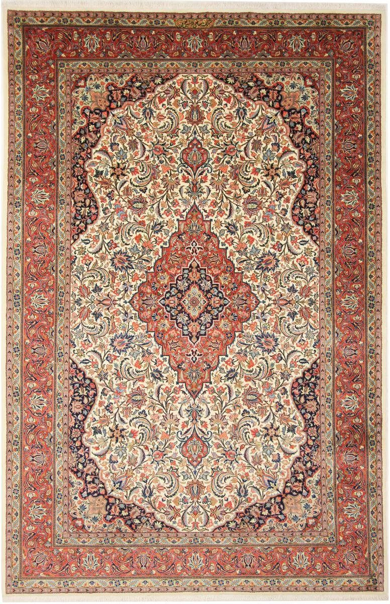 mm rechteckig, Orientteppich Trading, 12 / Höhe: Orientteppich Sarough Perserteppich, 199x305 Nain Handgeknüpfter