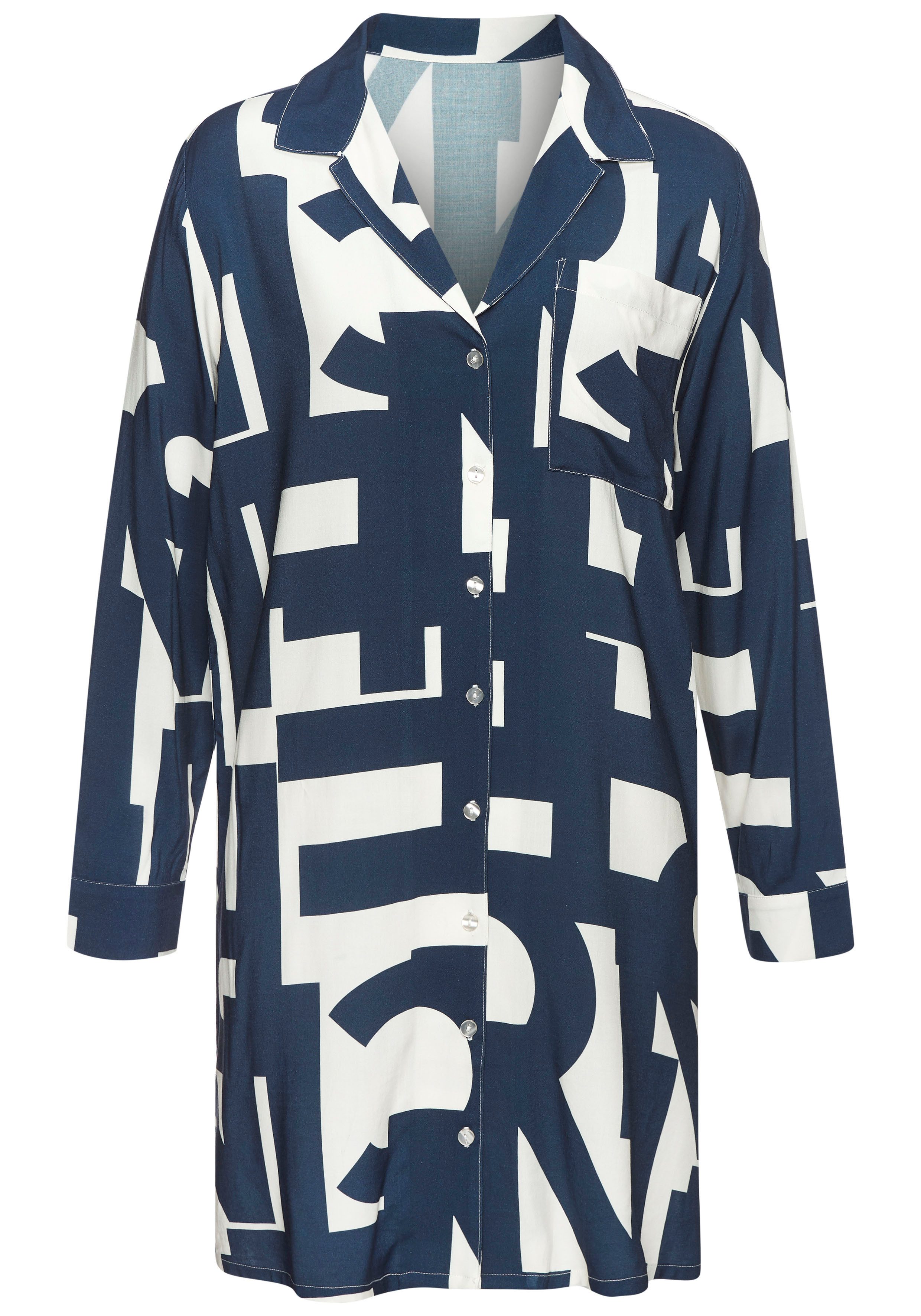 French Connection Nachthemd mit grafischem Muster günstig online kaufen