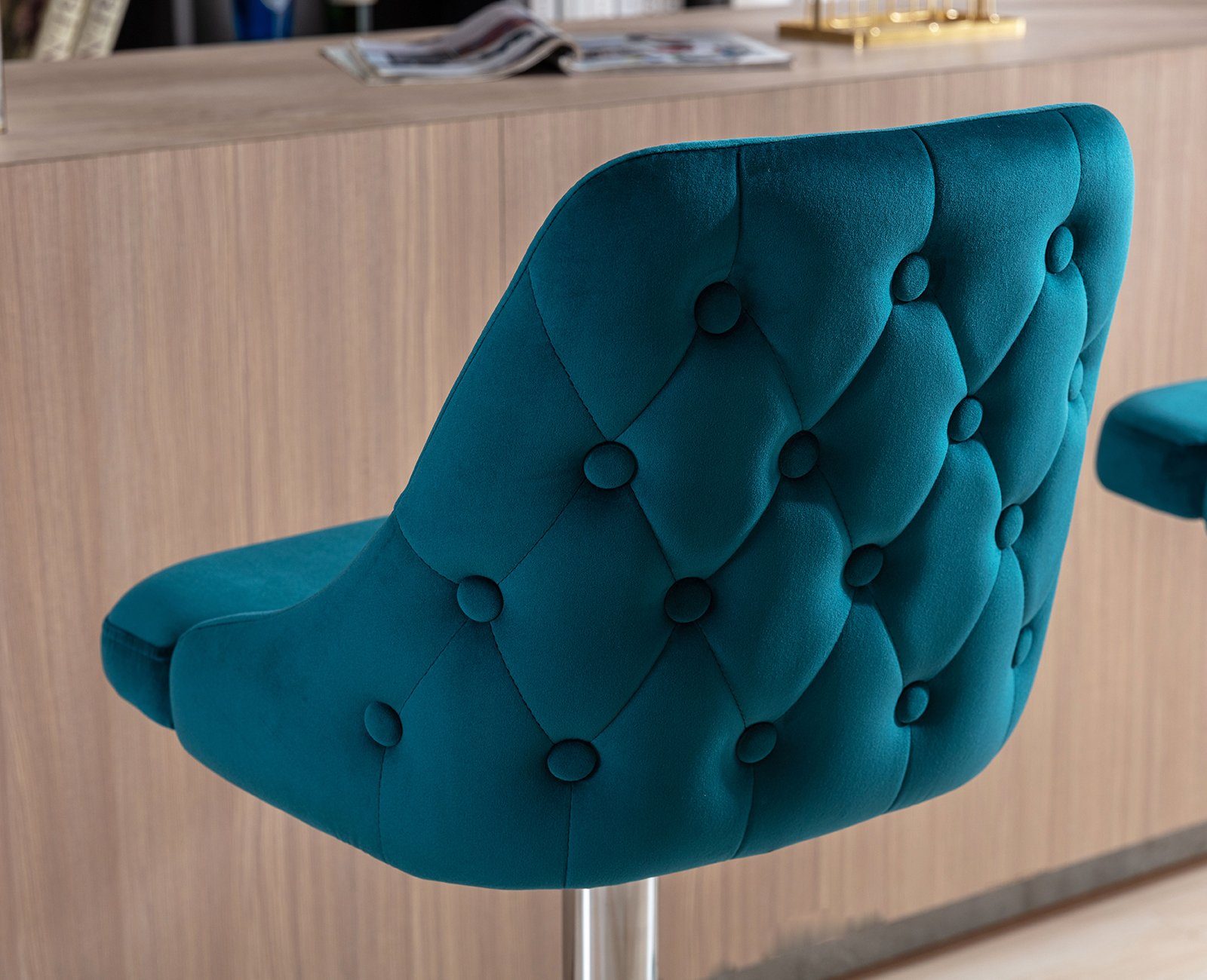 WAHSON OFFICE CHAIRS Barhocker Barstuhl 2er Set Bistrohocker mit Lehne