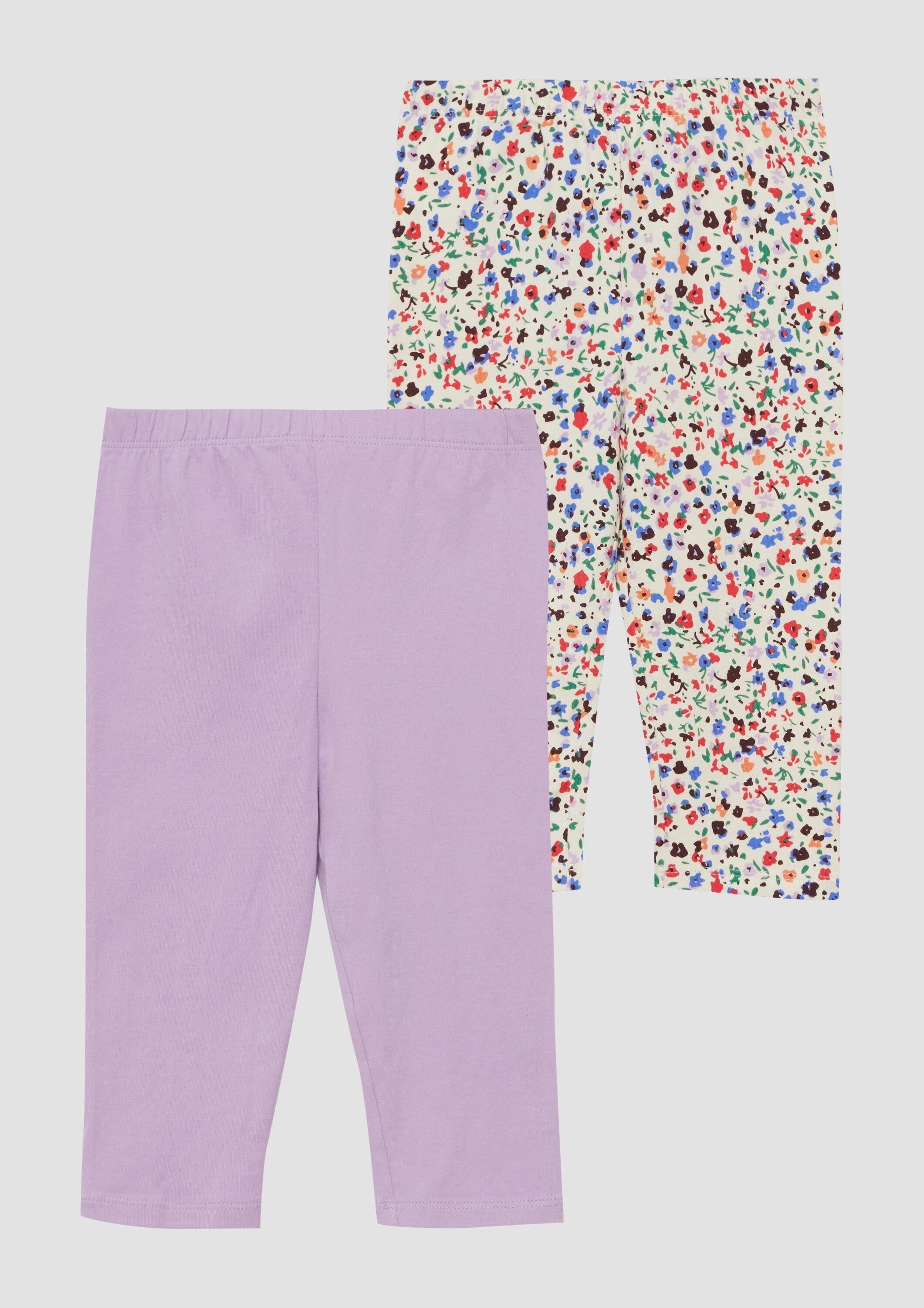 s.Oliver Leggings Leggings 2er-Pack Capri-Leggings
