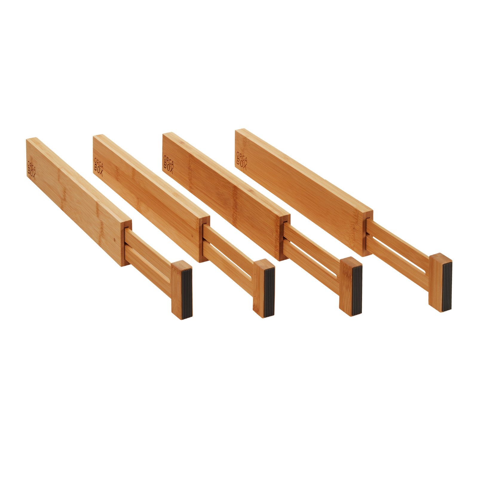 SO-TECH® Besteckeinsatz 4-teiliges ORGA-BOX Bambus Schubladen günstig online kaufen