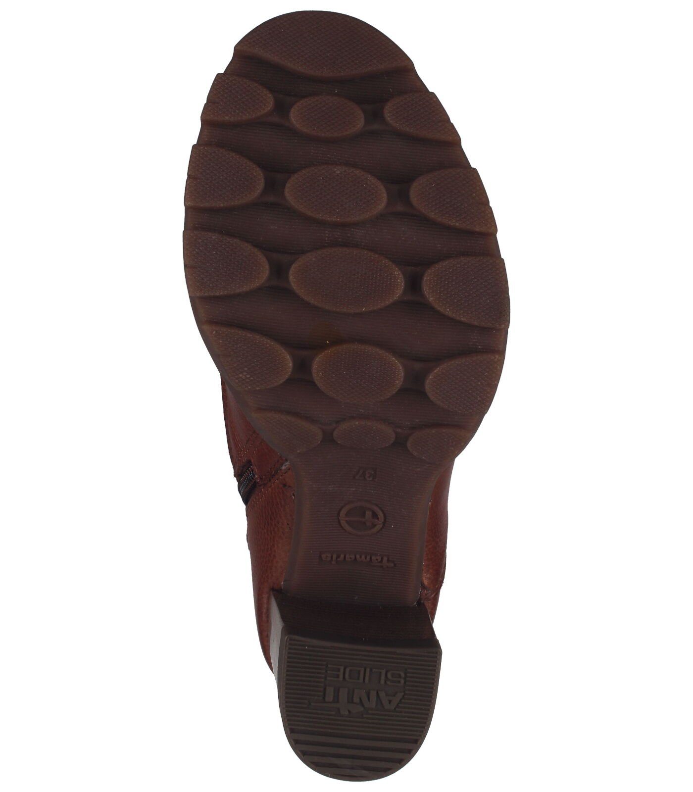 Schnürstiefelette Cognac Stiefelette Lederimitat Tamaris