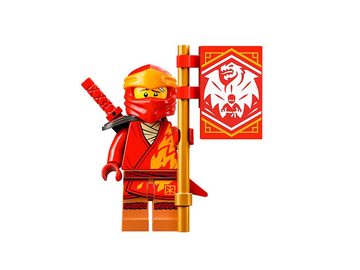 LEGO® Konstruktionsspielsteine LEGO® NINJAGO - Kais Feuerdrache EVO, (Set, 204 St)