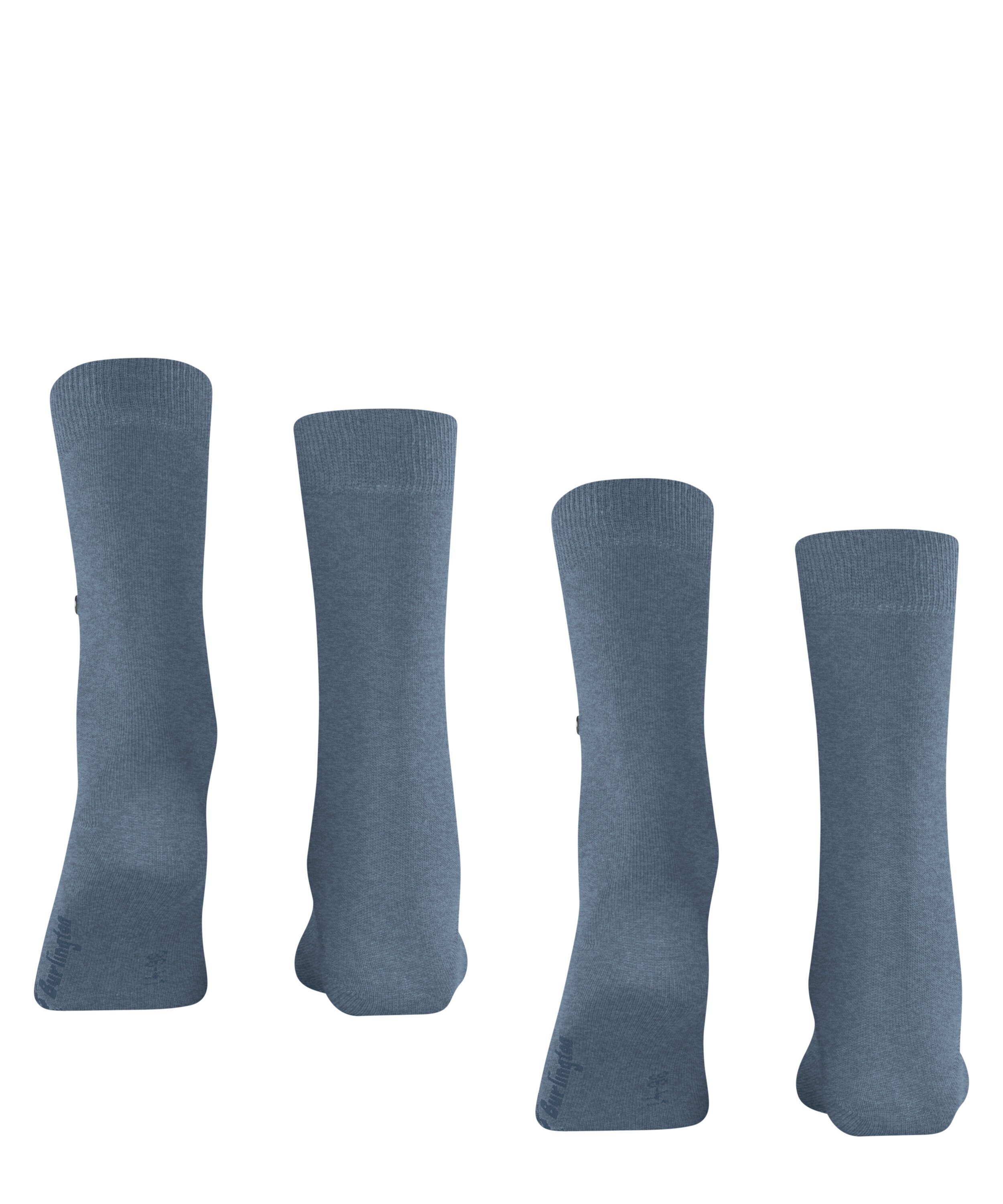 Burlington Socken 2-Pack (6660) light denim (2-Paar) Everyday