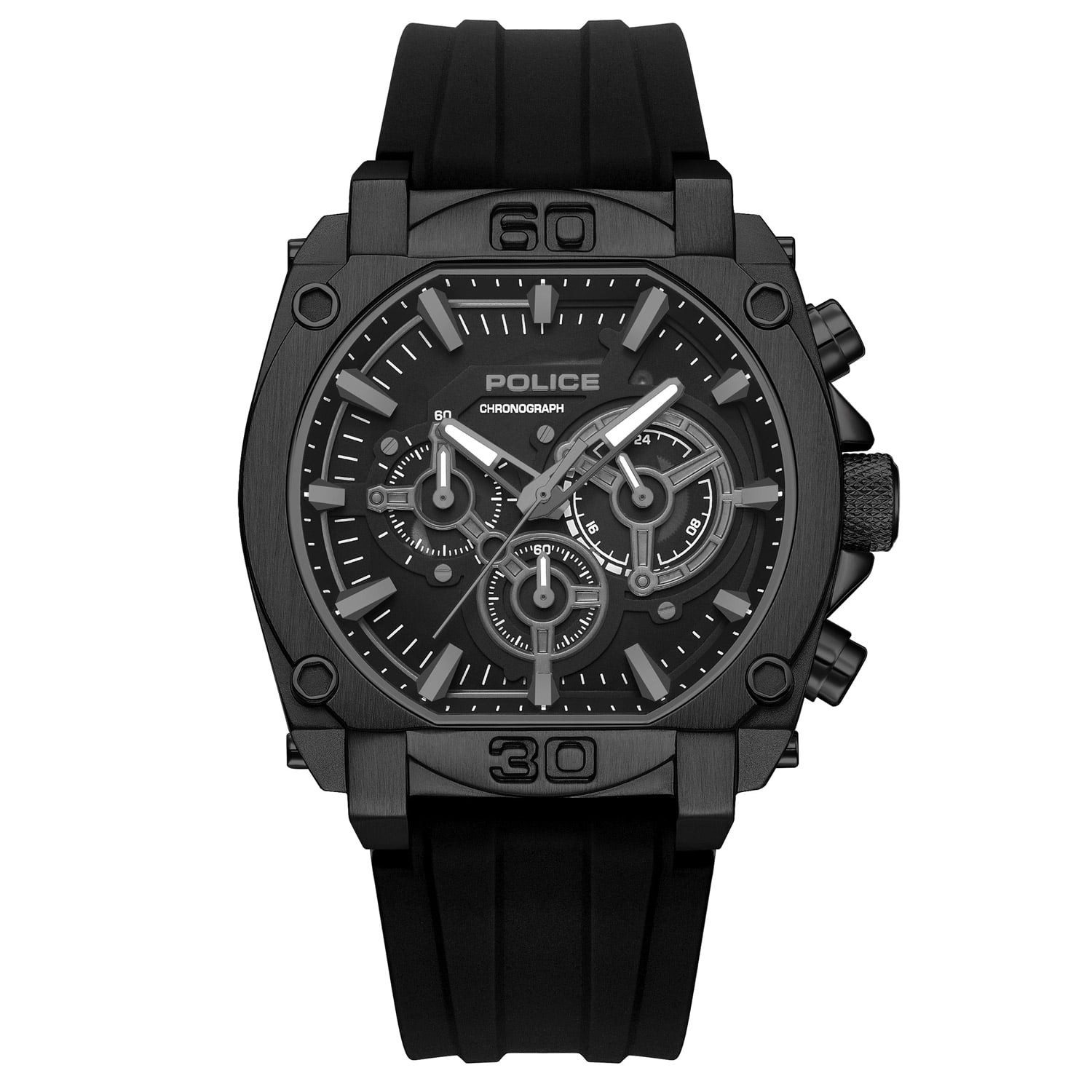 Police Quarzuhr Quarz Norwood Schwarz